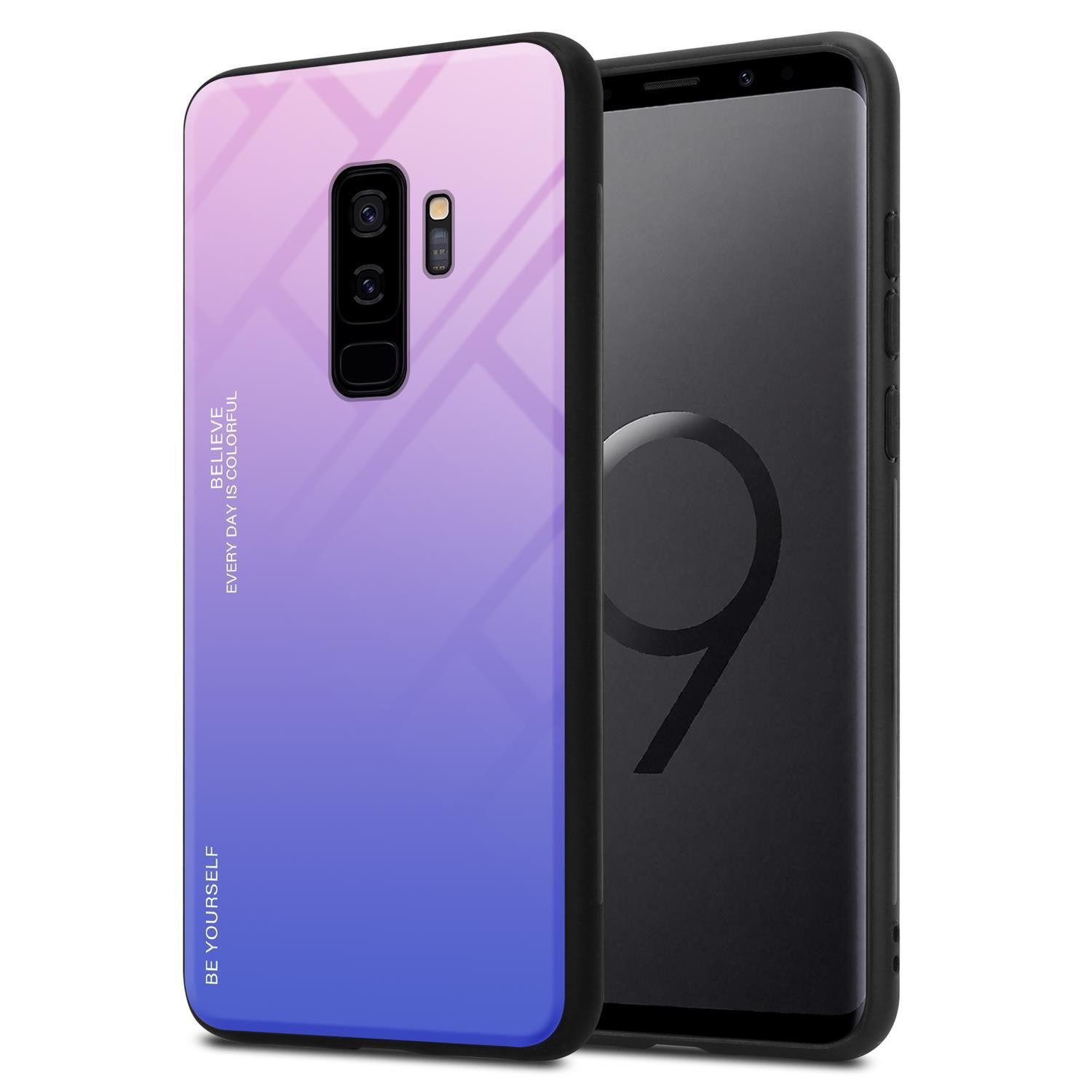Cadorabo Handyhülle für Samsung Galaxy S9 PLUS Hülle Samsung Galaxy S9 PLUS, Robustes Hard Case - Handy Schutzhülle - Hülle - Back Cover Bumper