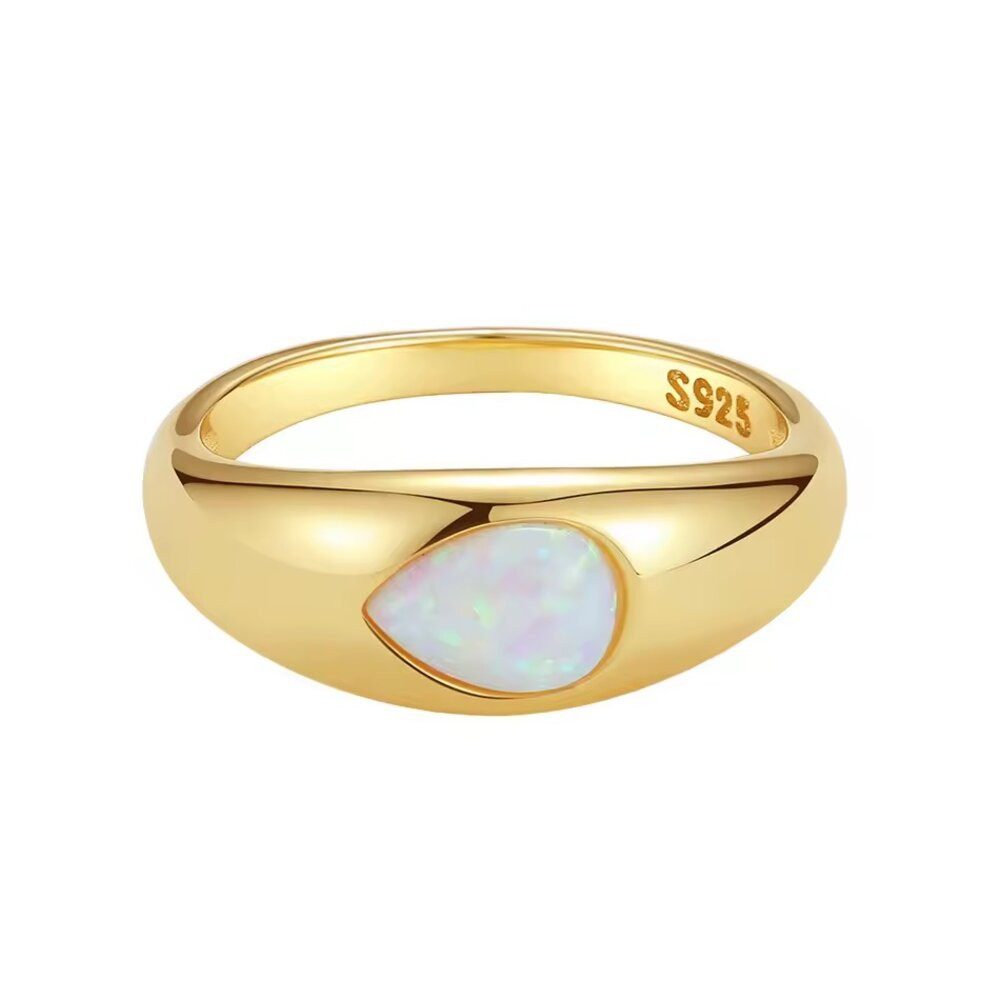 ROUGEMONT Smart Ring Trend Ring mit Opal Edelstein aus 925 Sterling Silber günstig online kaufen