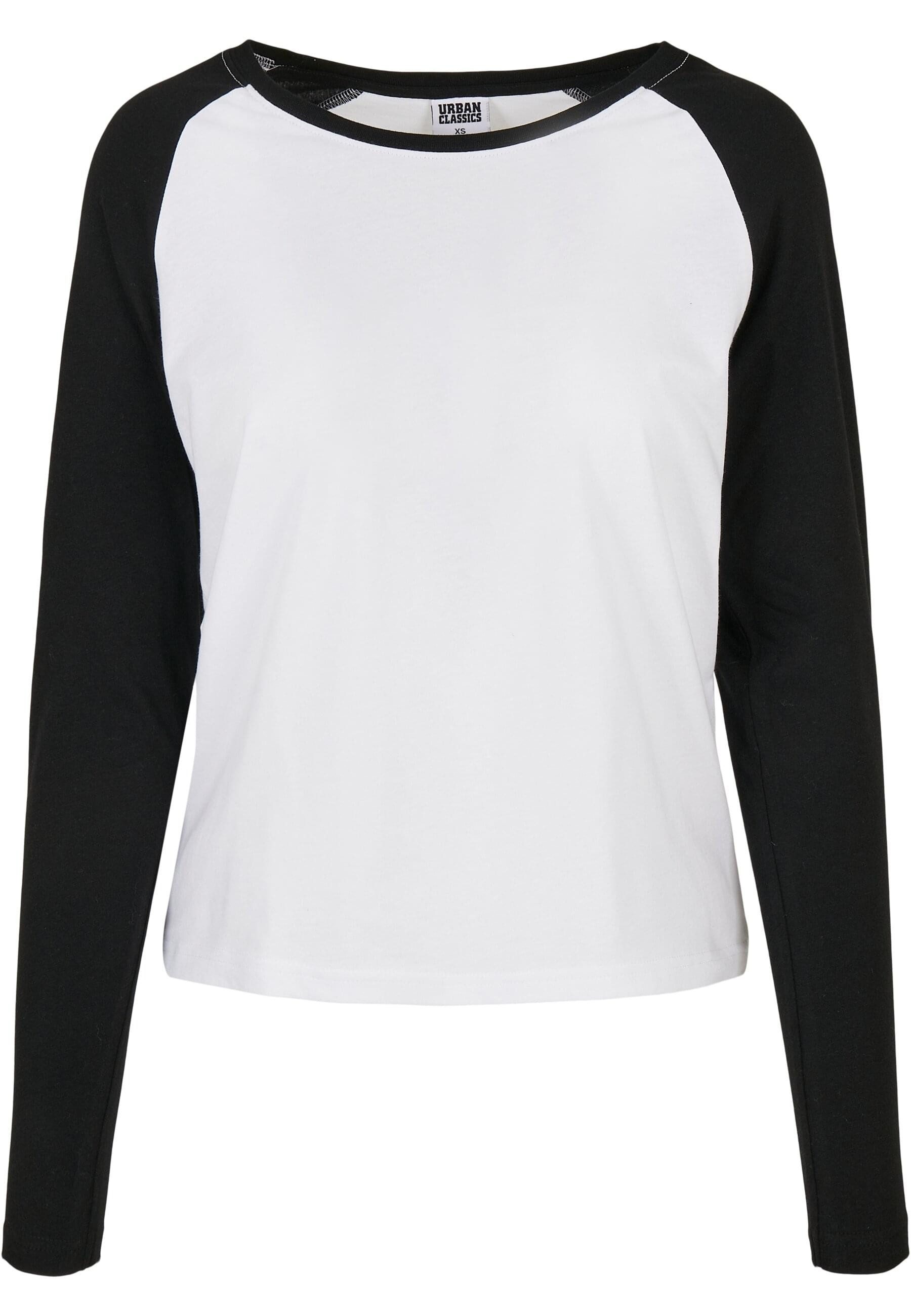 URBAN CLASSICS Langarmshirt Urban Classics Damen Ladies Contrast Raglan Longsleeve (1-tlg)