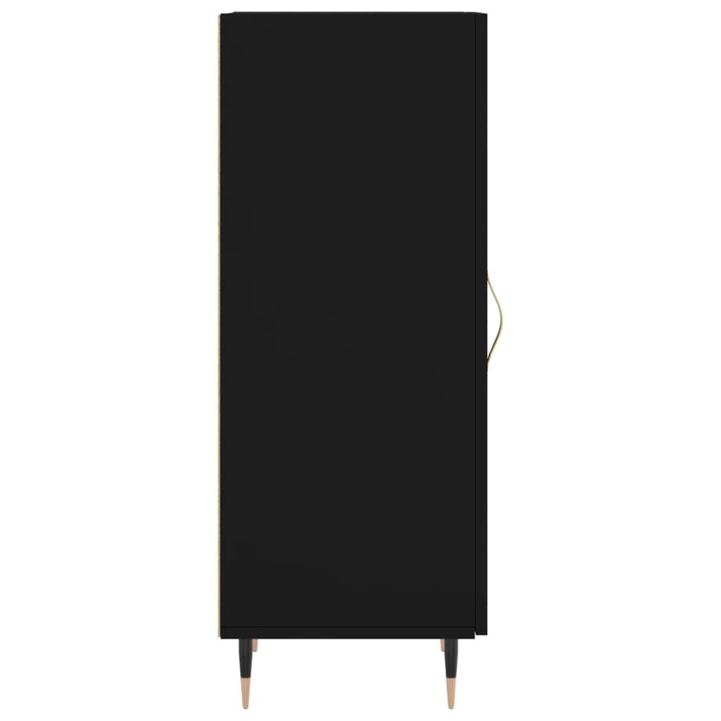 (1 Schwarz Sideboard Sideboard vidaXL cm St) 34,5x34x90 Holzwerkstoff