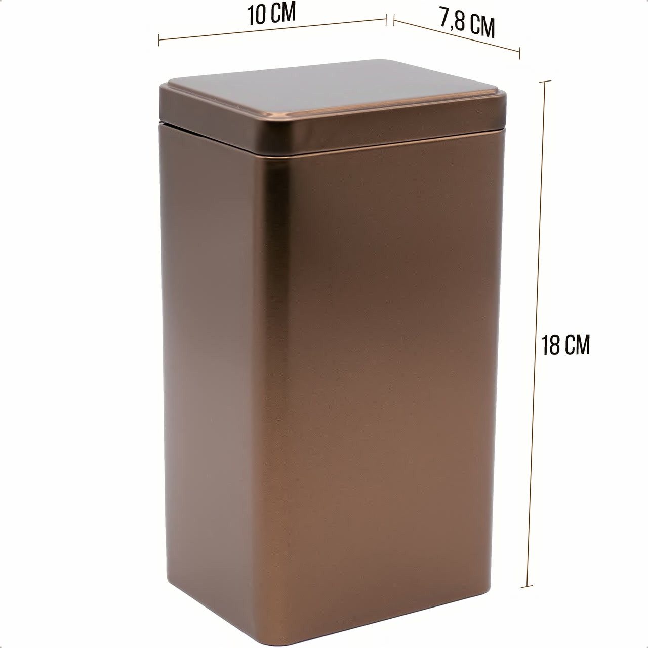 DOSENRITTER Vorratsdose EBO, (3er-Set), Aromadicht, Stapelbar aus Metall
