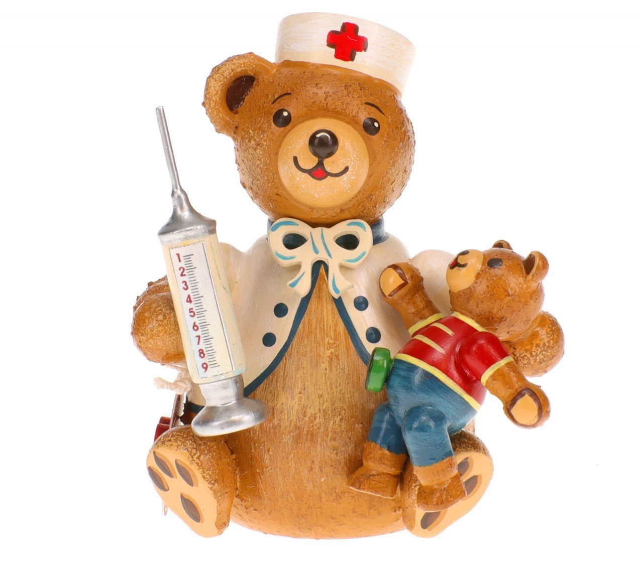 Hubrig Volkskunst GmbH Sammelfigur Hubrig Hubiduu ® - Teddy mini - Erste Hilfe