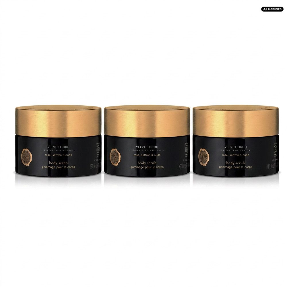 Rituals Körperpeeling Rituals Velvet Oudh Body Scrub 3er Set, Vorteilspack mit drei Körperpeelings