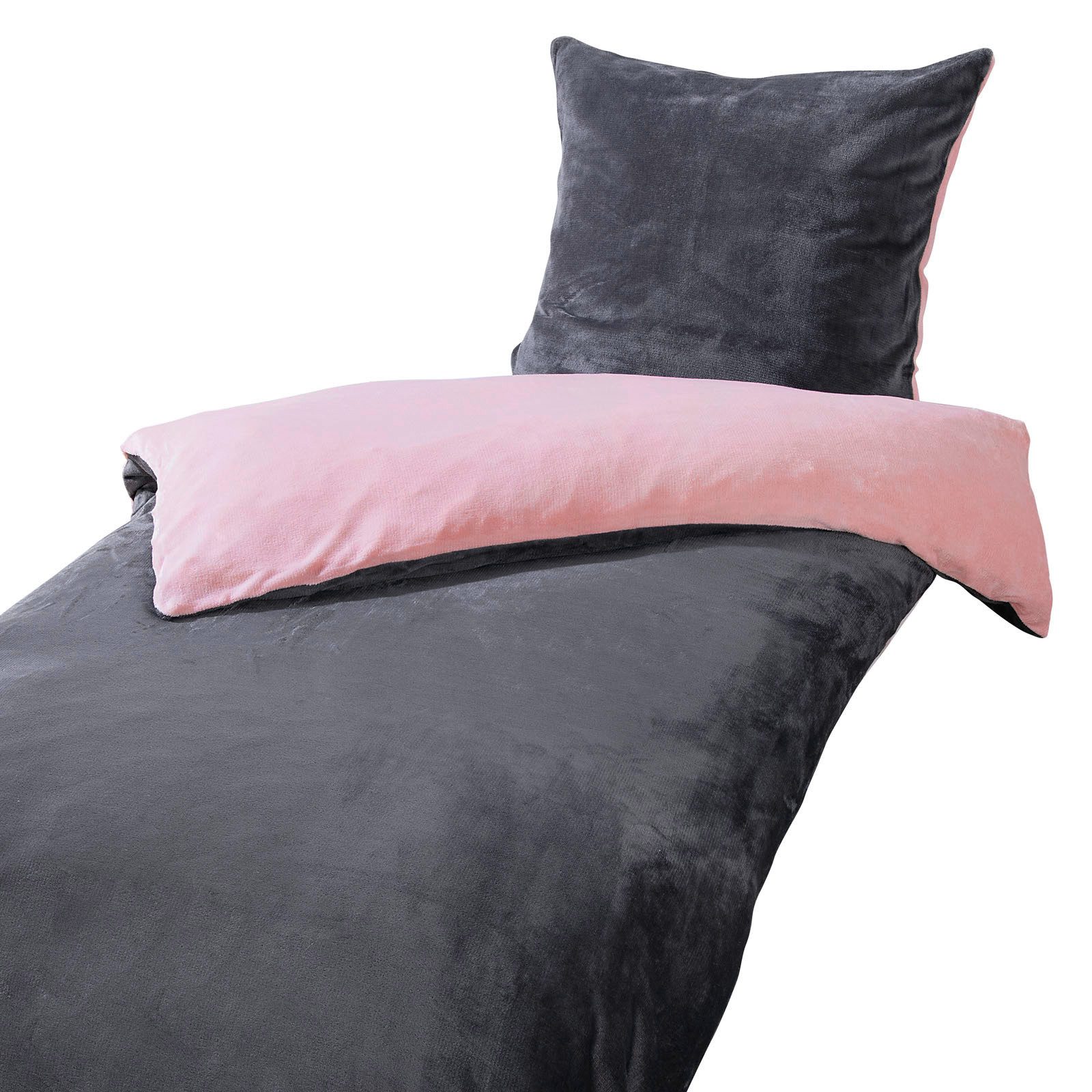 heimtexland Bettwäsche Super Soft Wende Bettwäsche Teddy Plüsch Bettbezug, günstig online kaufen