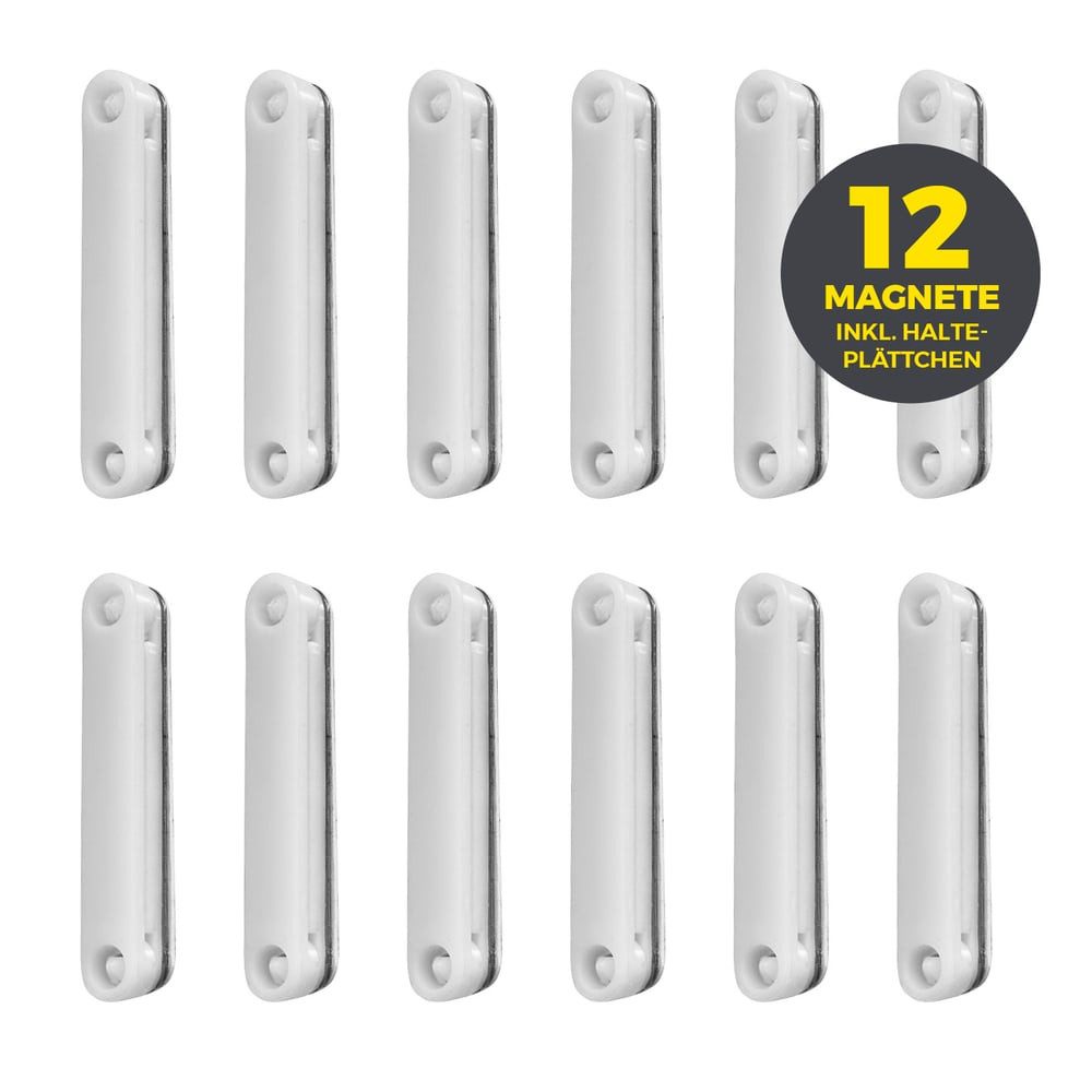 EASYmaxx Insektenschutz-Fensterrahmen Magnete 12er-Set für Moskitonetze, (12-St), sichere Befestigung ohne lästiges Verrutschen stark gegen Insekten