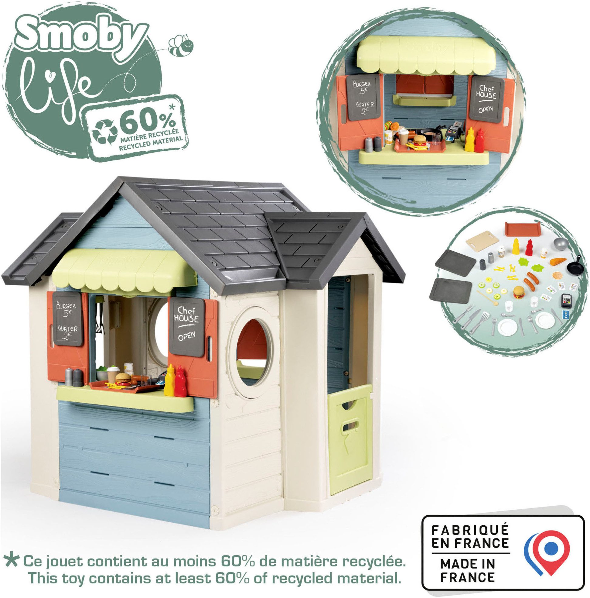 Smoby Spielhaus Smoby Life, Chef, Made in Europe