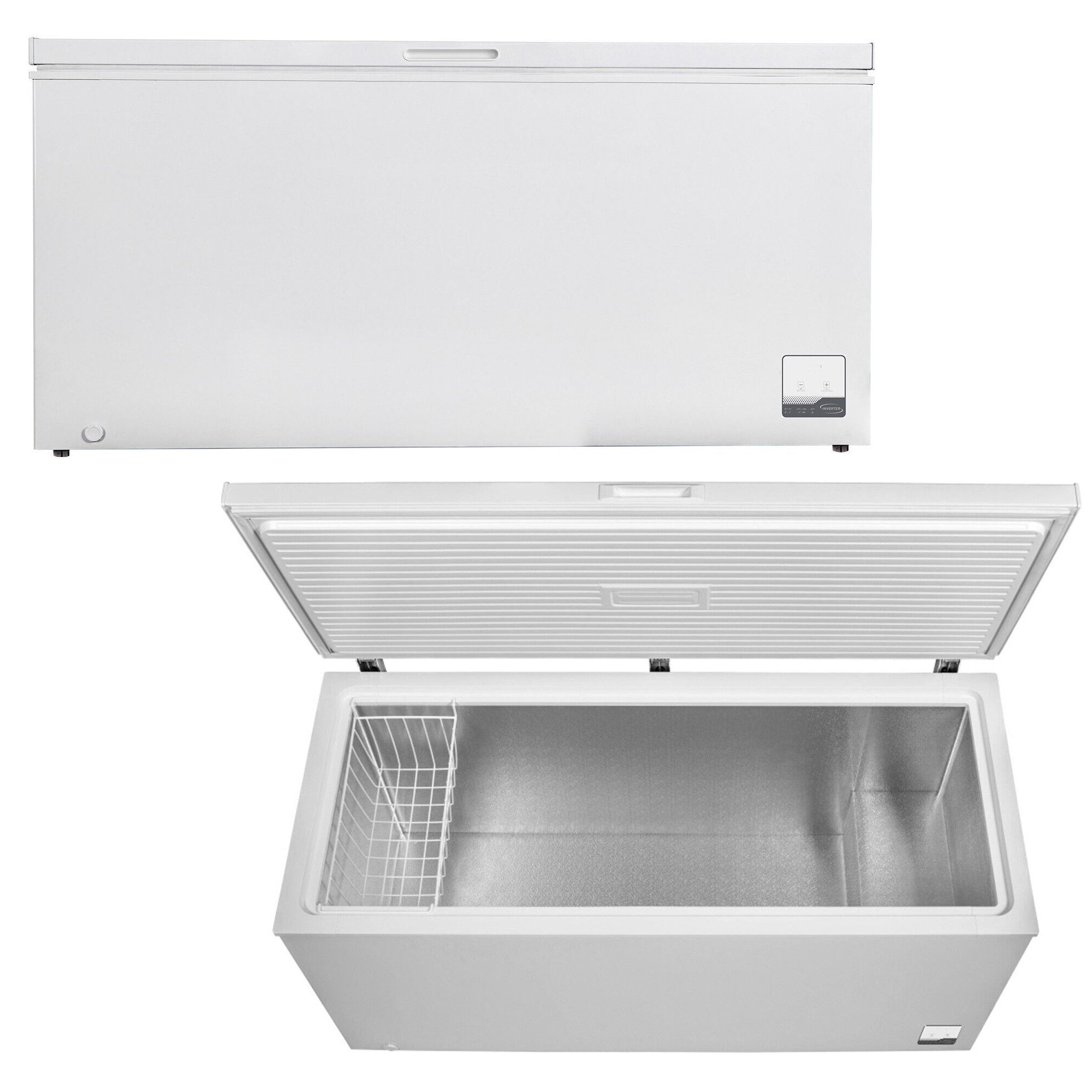 Geratek Gefriertruhe Kingston GT5000W, 165 cm breit, 500 l, 4**** / Drahtkorb / 40 Stunden Lagerzeit bei Störung