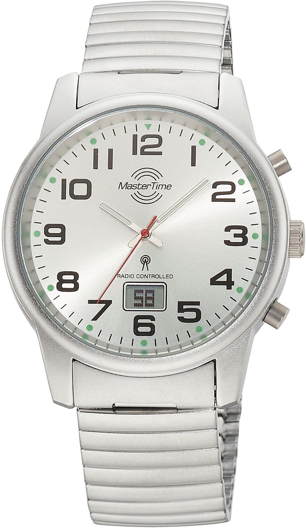 MASTER TIME Funkuhr Super Power MTGA-10822-42M, Armbanduhr, Quarzuhr, Herre günstig online kaufen