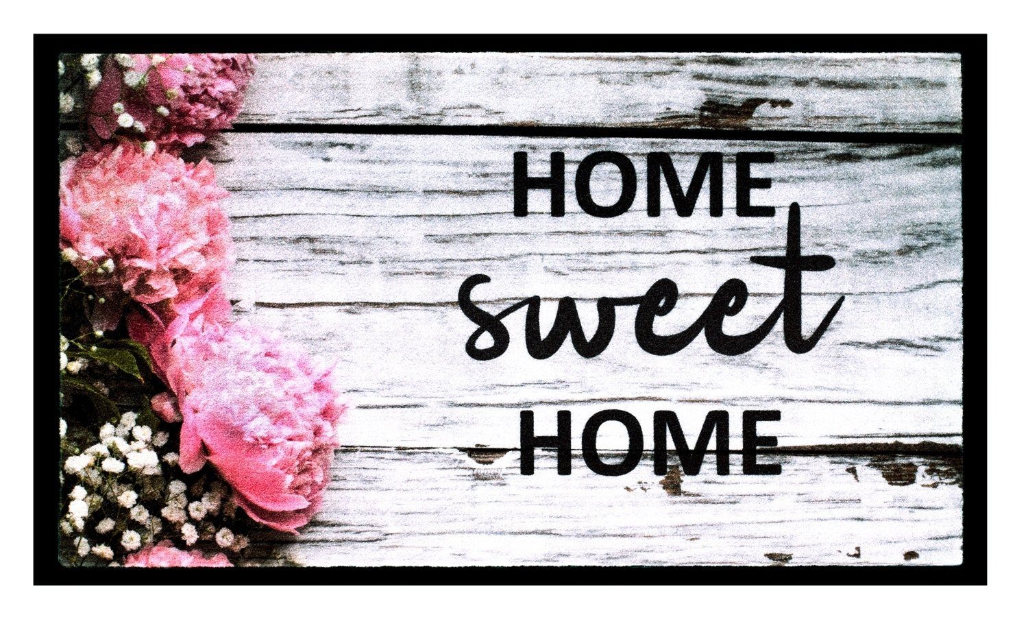 HAMAT Fußmatte IMAGE, Rosa, Hellgrau, 75 x 50 cm, Sweet Home, rechteckig