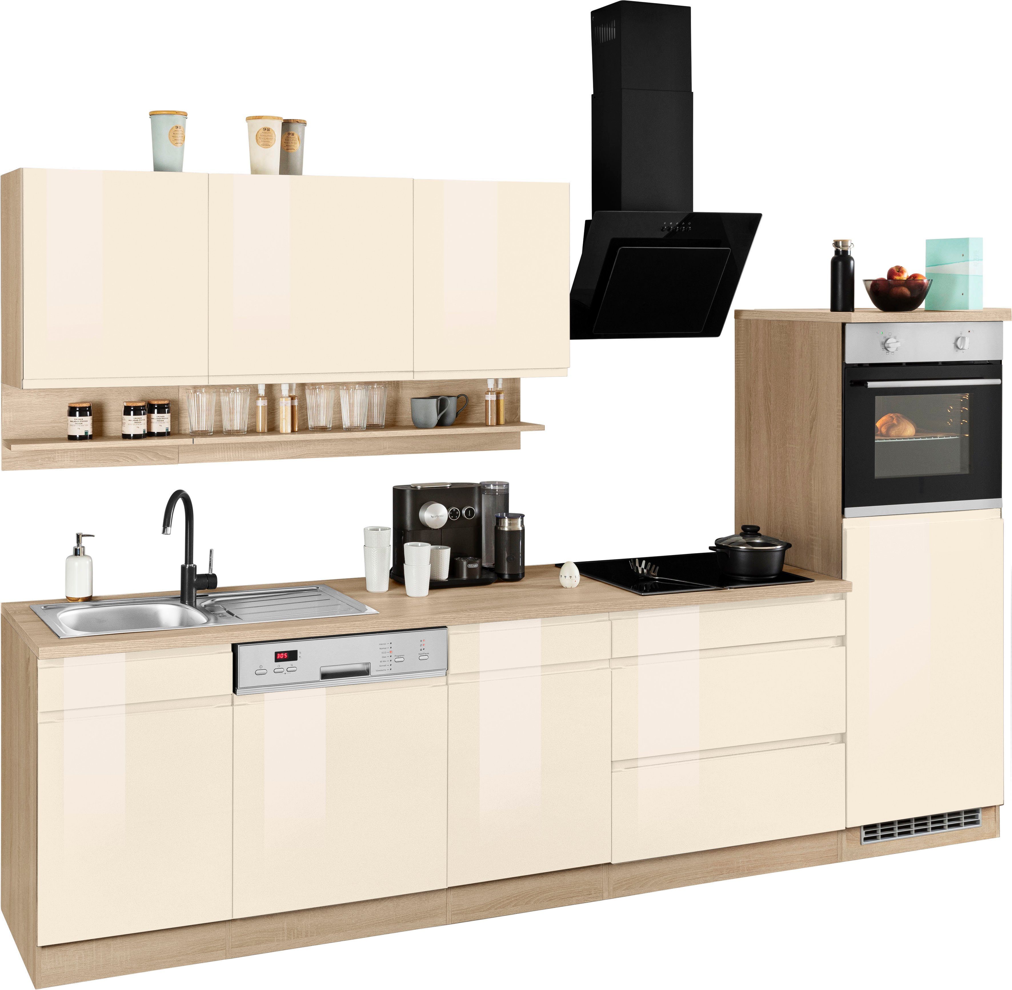 KOCHSTATION Küchenzeile KS-Virginia, Breite 300 cm, günstig online kaufen
