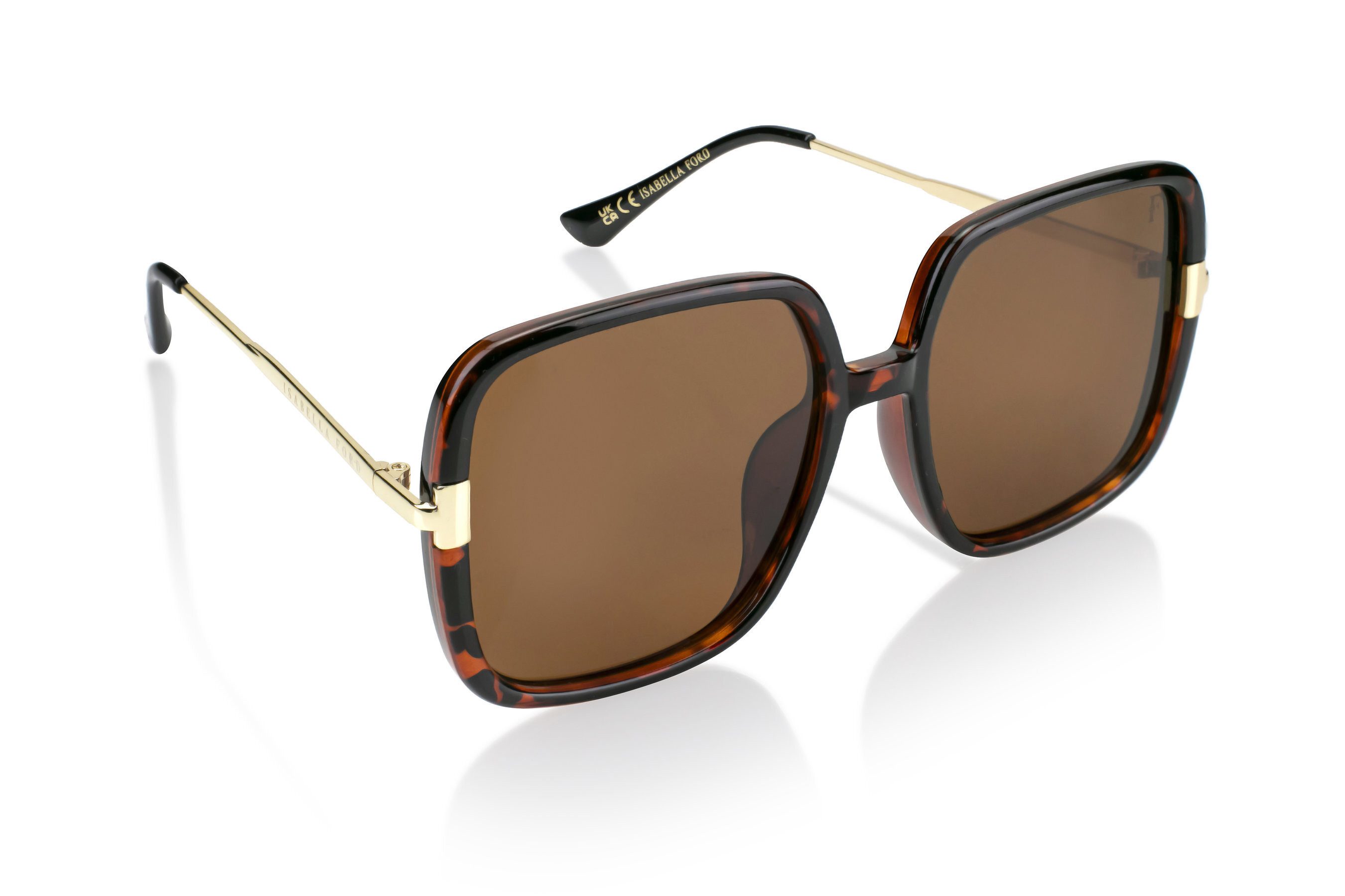 ISABELLA FORD Sonnenbrille FA03-02 Glass 0.74MM Polarized Lens UV400, CAT3.0
