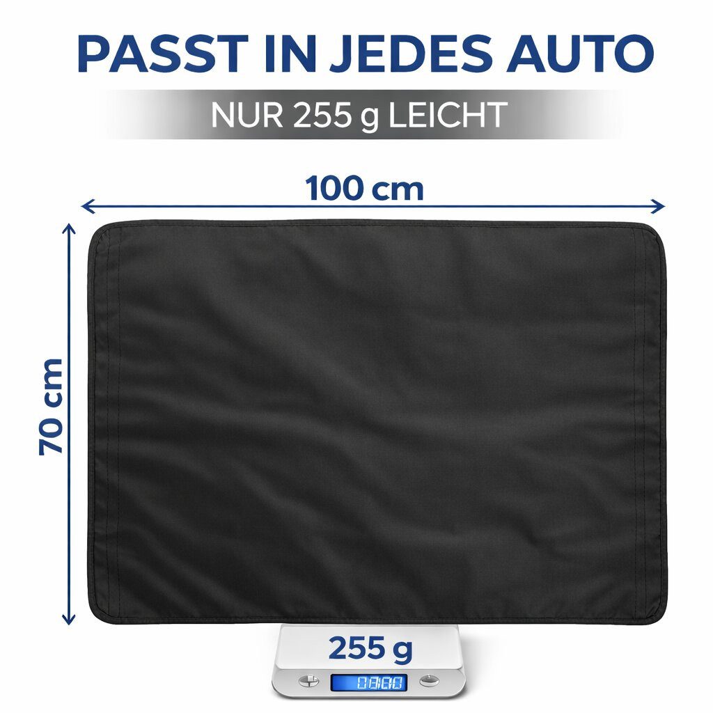 BigDean Kofferraummatte Ladekantenschutz 100x70 cm – Kofferraumschutz Auto Stoßstangenschutz (1 St), Strapazierfähig, wasserabweisend & pflegeleicht