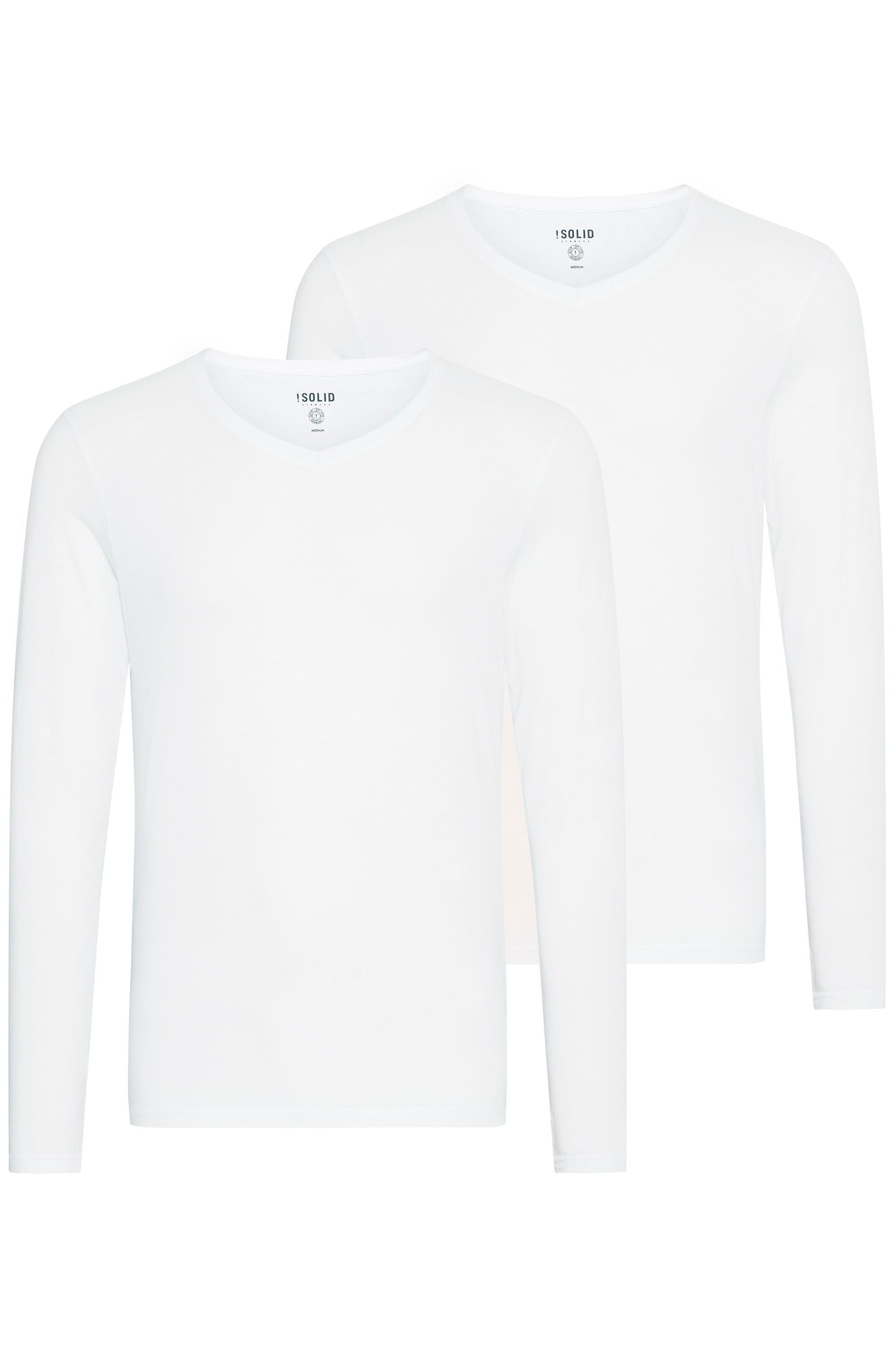 !Solid V-Shirt SDBasil Langarmshirts im 2er-Pack günstig online kaufen