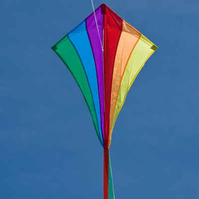 HQ Flug-Drache »Drachen Line Eddy Rainbow 70cm«