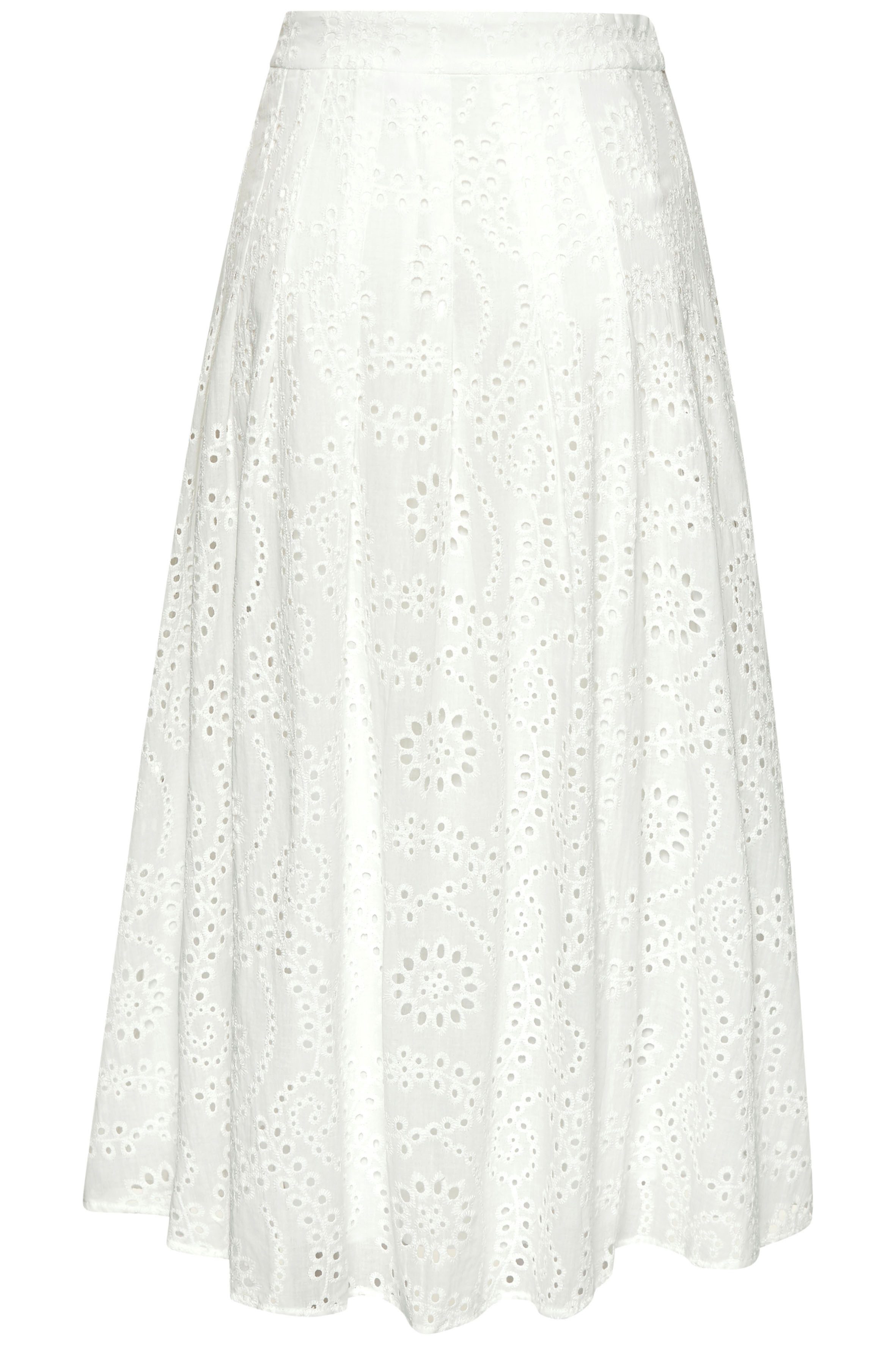 Buffalo Maxirock aus Spitze, Sommerrock, modische Lochstickerei