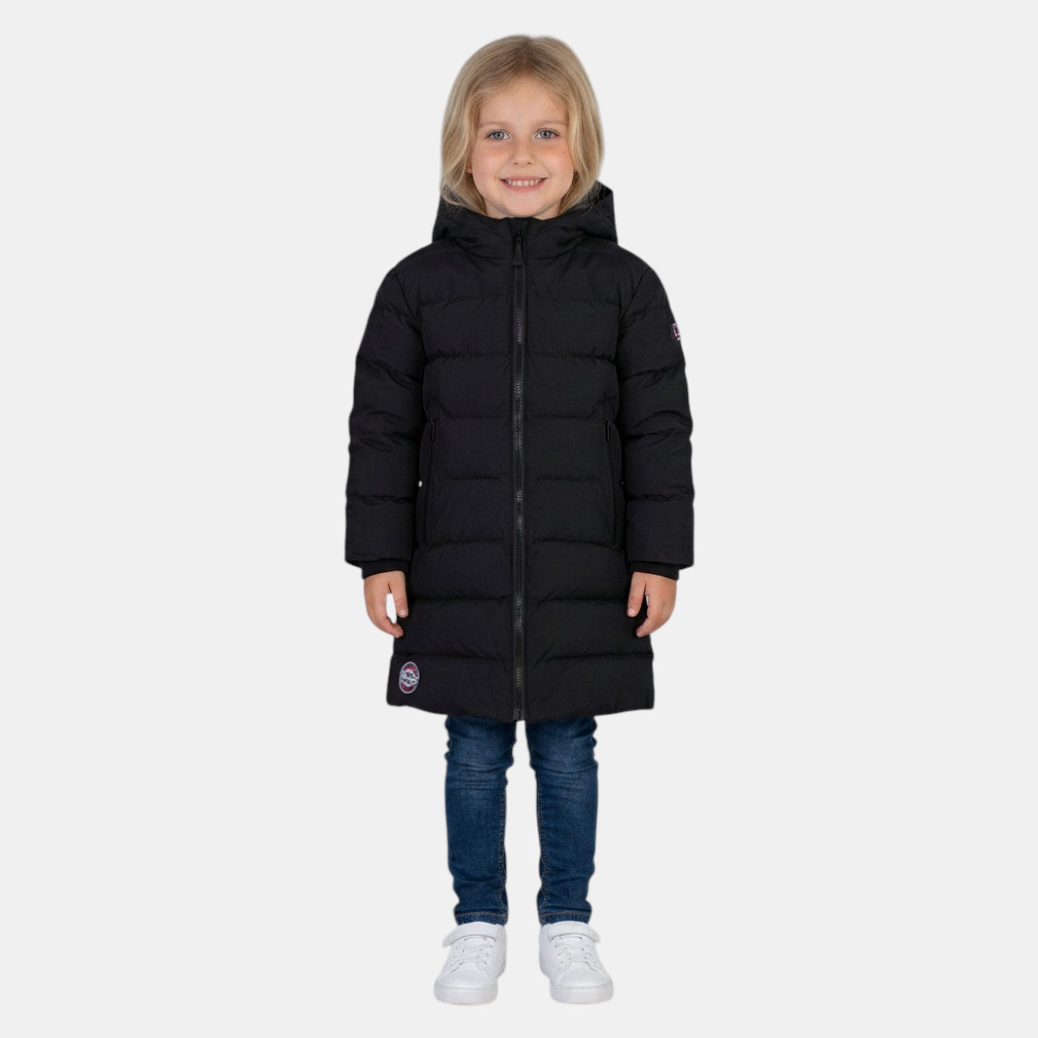 Lee Cooper Parka Mädchen Parka lang Winterjacke Jacke 4–14 Jahre mit Kapuze Kinderjacke Mädchen Mantel knielang Jacke