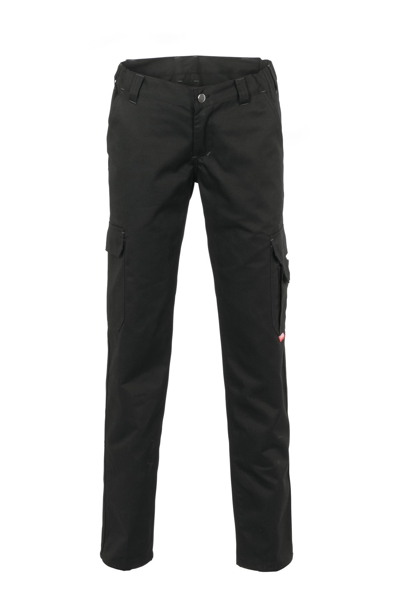 Planam Arbeitsbundhose PLANAM Easy Damen Bundhose CASUAL Oberschenkeltaschen Schwarz