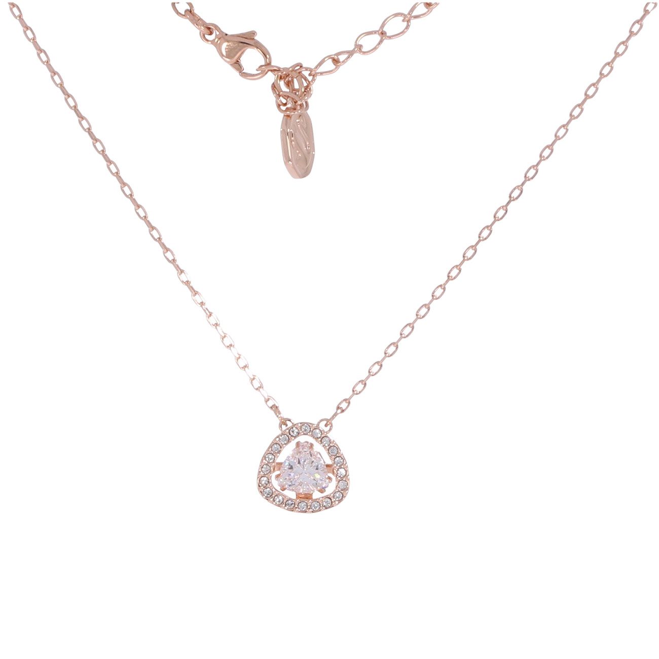 Swarovski Kette mit Anhänger goldfarben...