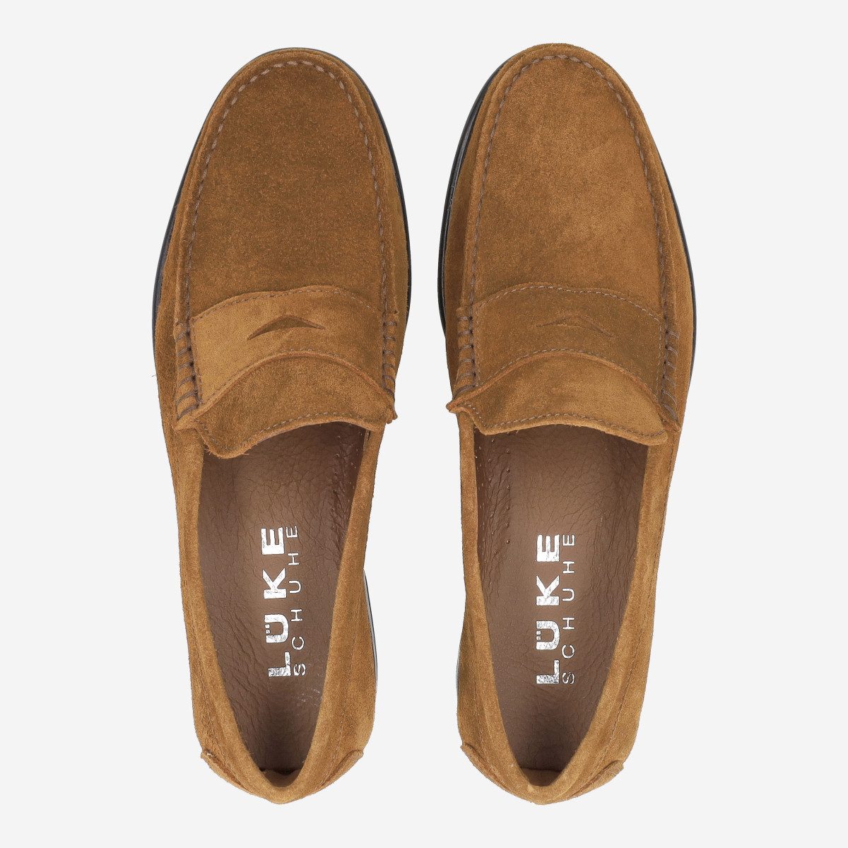Lüke Schuhe Lüke Schuhe 500 BRUCIATO, Slipper, Braun, Herren Slipper