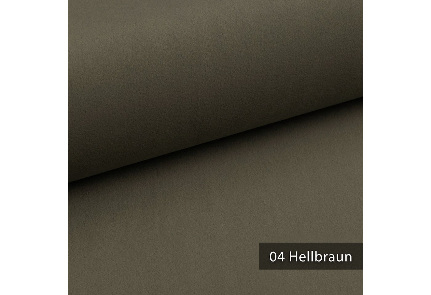Thumbnail - novely® Stoff OTHELLO Premium Polsterstoff, DIRT-LIQUID-PROTECT, Robust, Samtig, Kuschelweich, Meterware, 1lfm