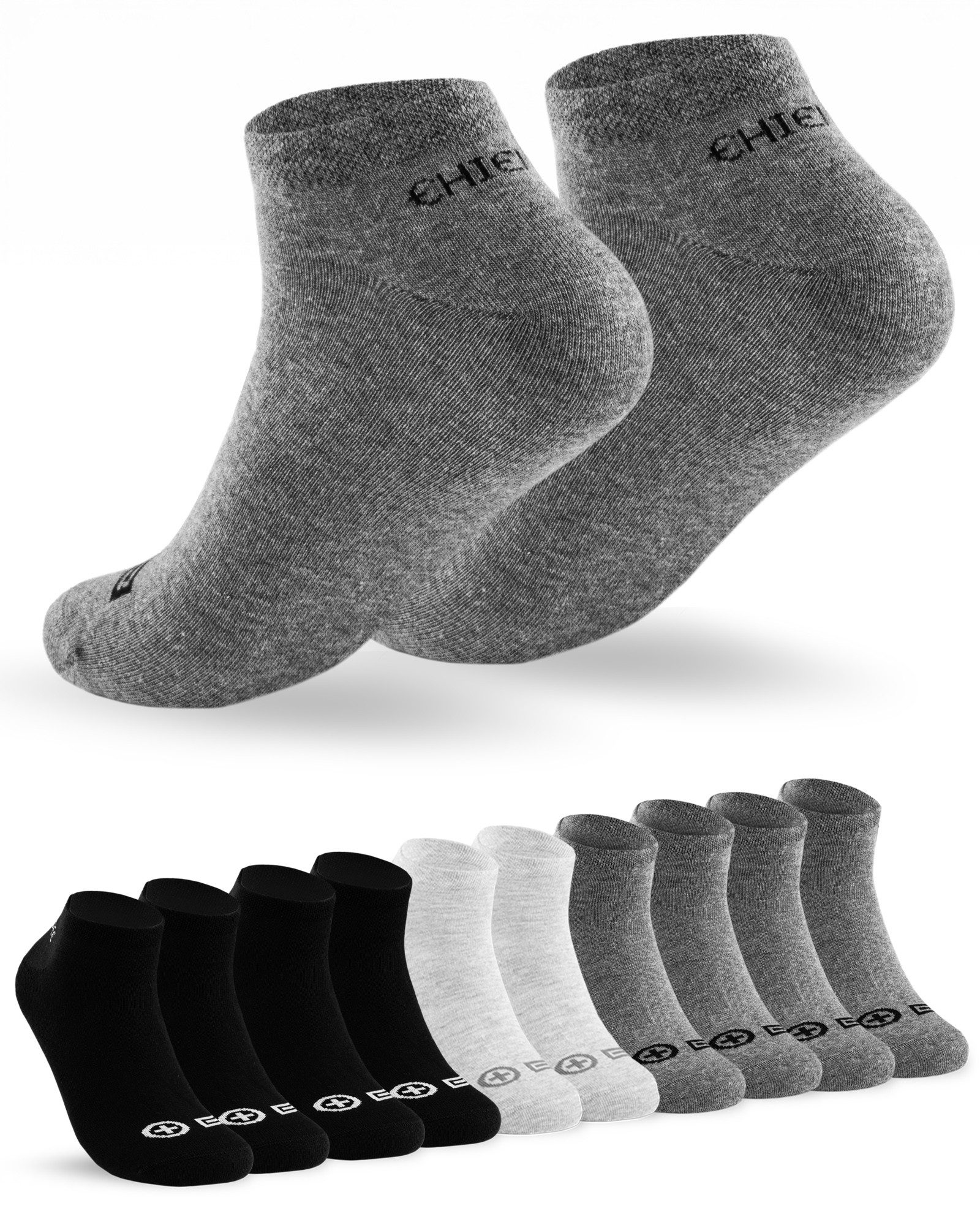 Sneakersocken 10 Paar Damen und Herren kurze Socken