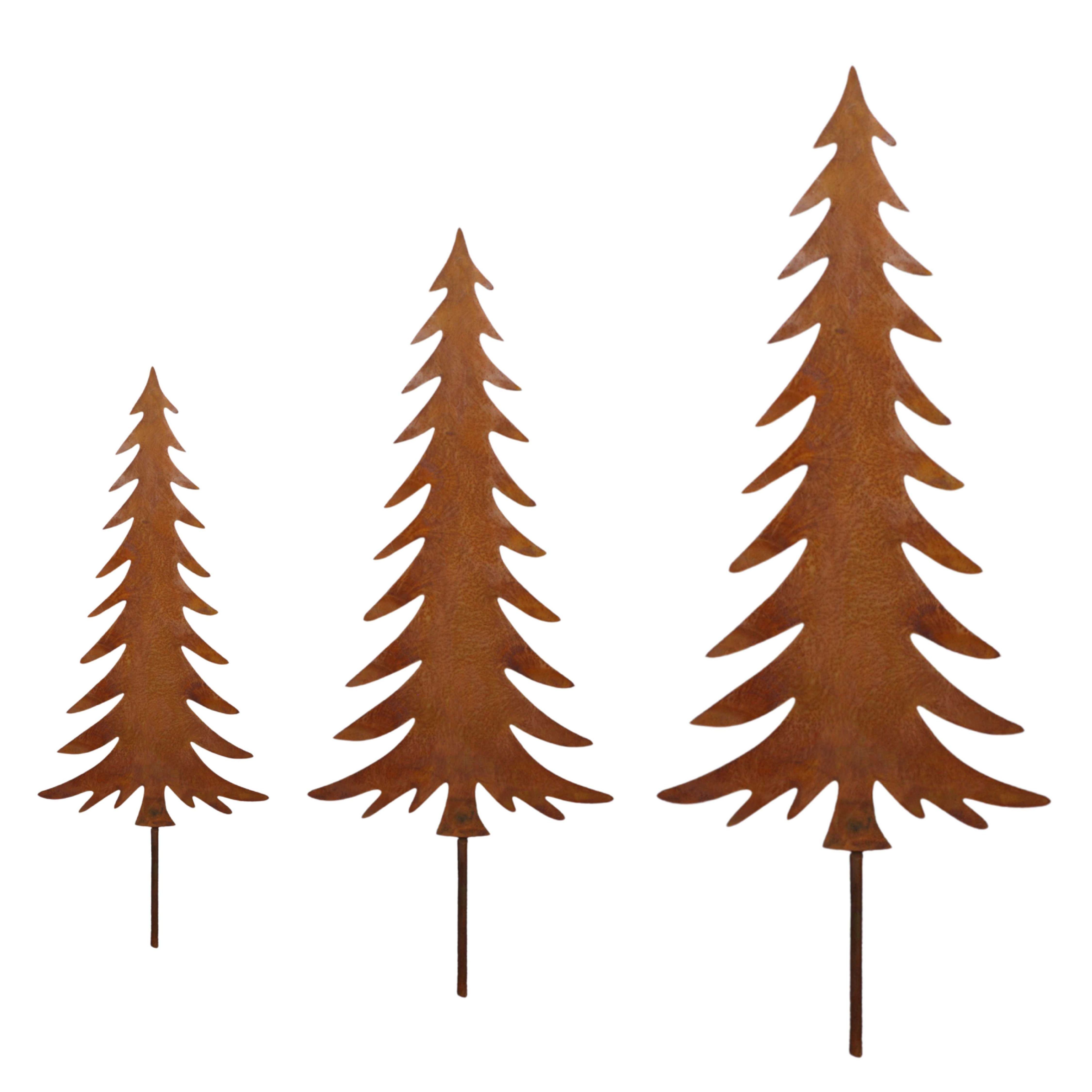 Rostikal Weihnachtsfigur Weihnachten Deko Tannenbaum Metall, Echter Rost günstig online kaufen