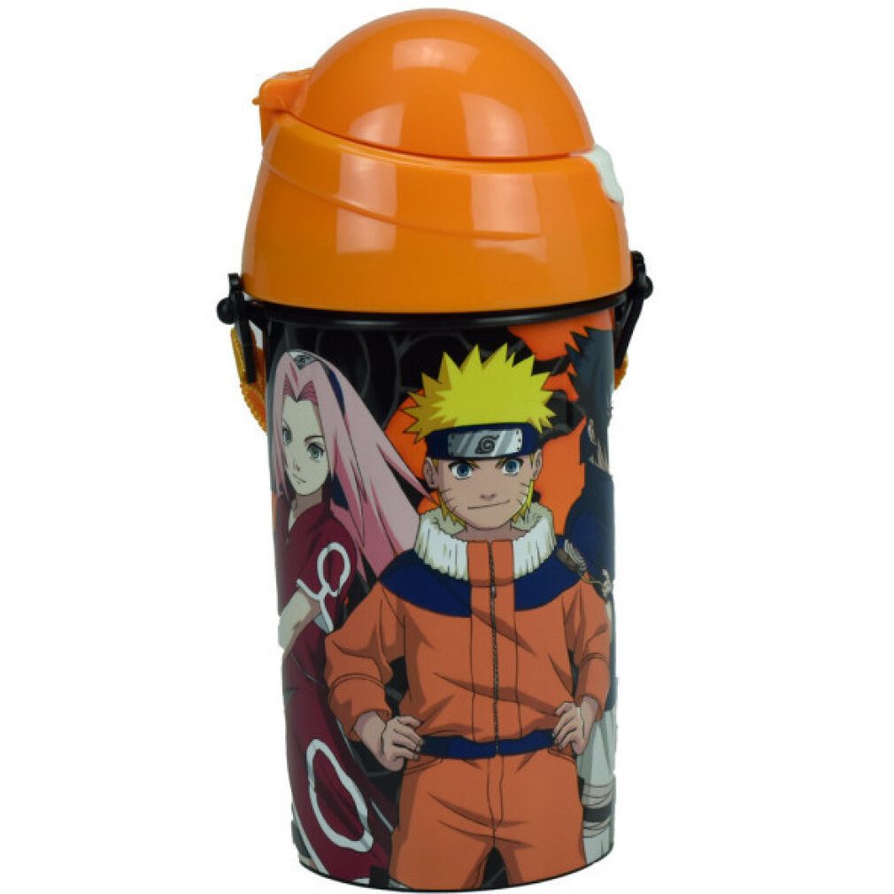Giovas Trinkflasche Naruto Fire Flasche, Sportflasche 500 ml