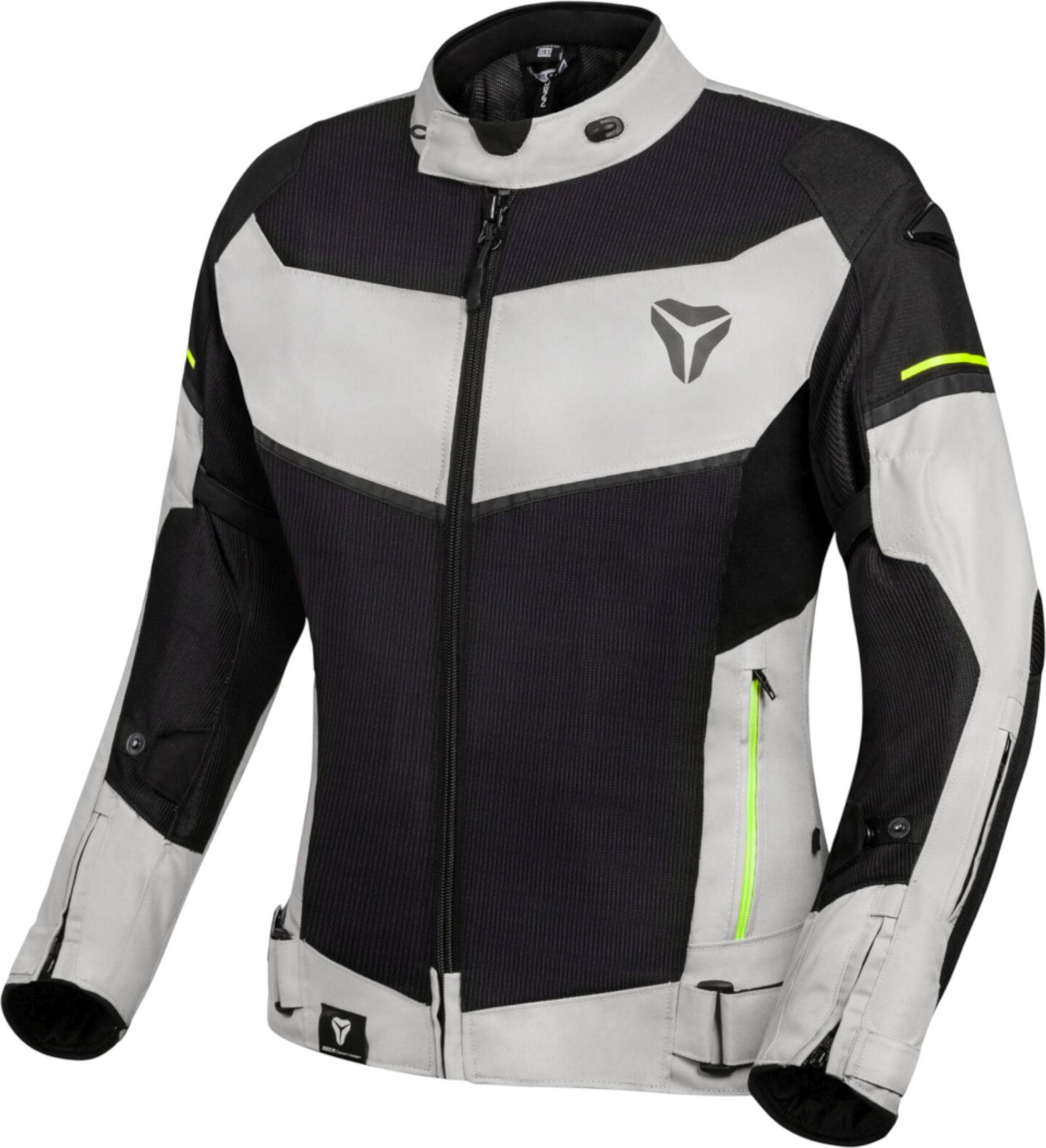 SECA Motorradjacke Seca Stream Evo Mesh Damen Motorrad Textiljacke Rückenprotektor vorbereitet,Verbindungsreißverschluss,Ellenbogenp