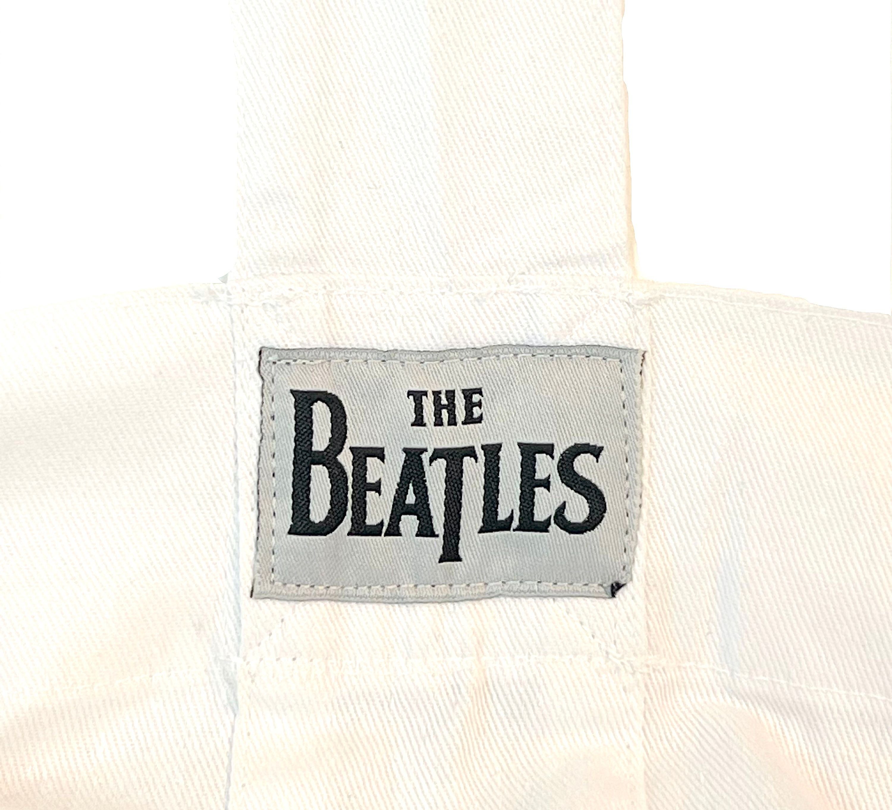 "White Frontprint Schultertasche Beatles Album"/GOTS, The