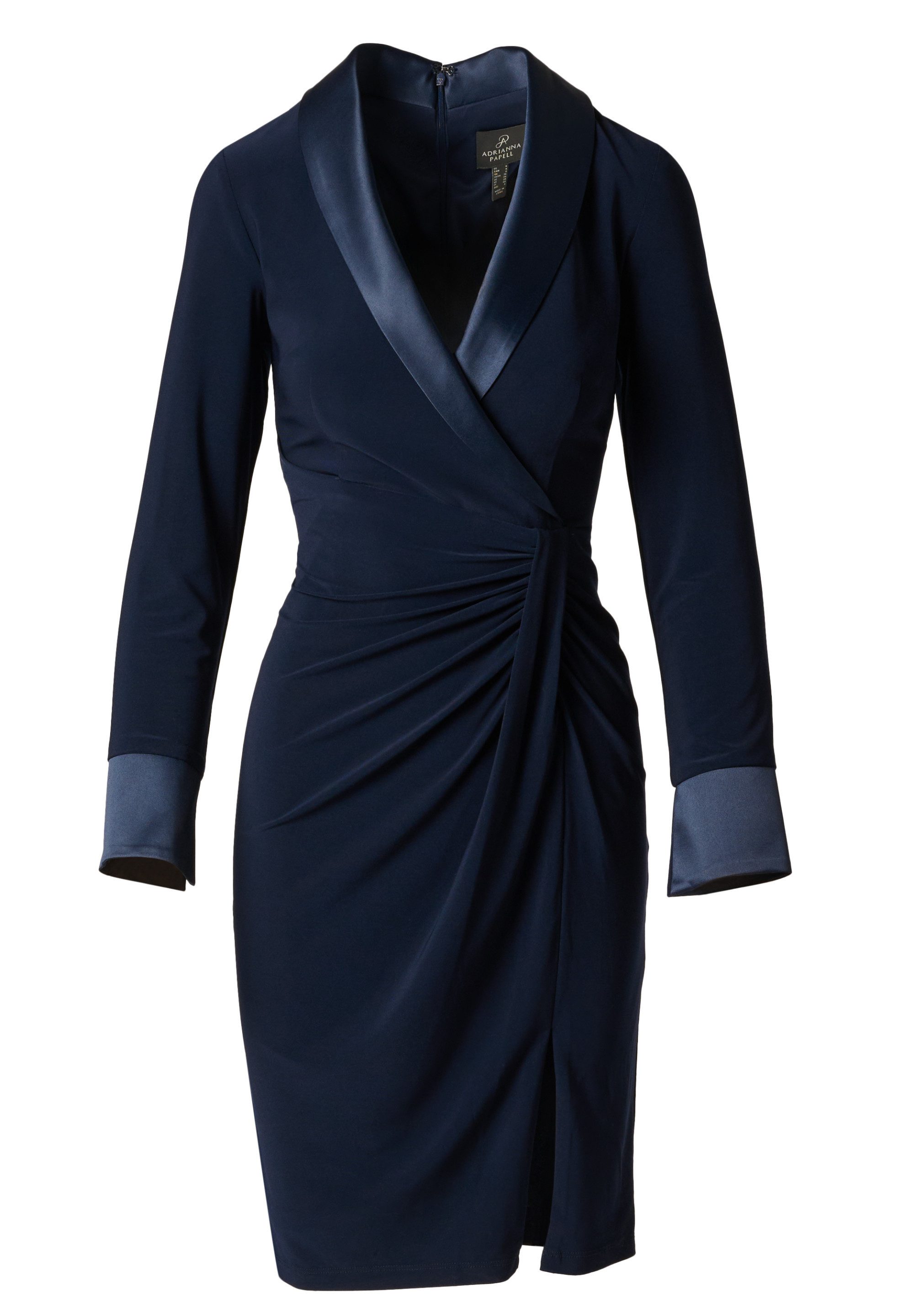 Adrianna Papell Midikleid Combo Shawl Collar Midi Dress Elegantes, raffinie günstig online kaufen