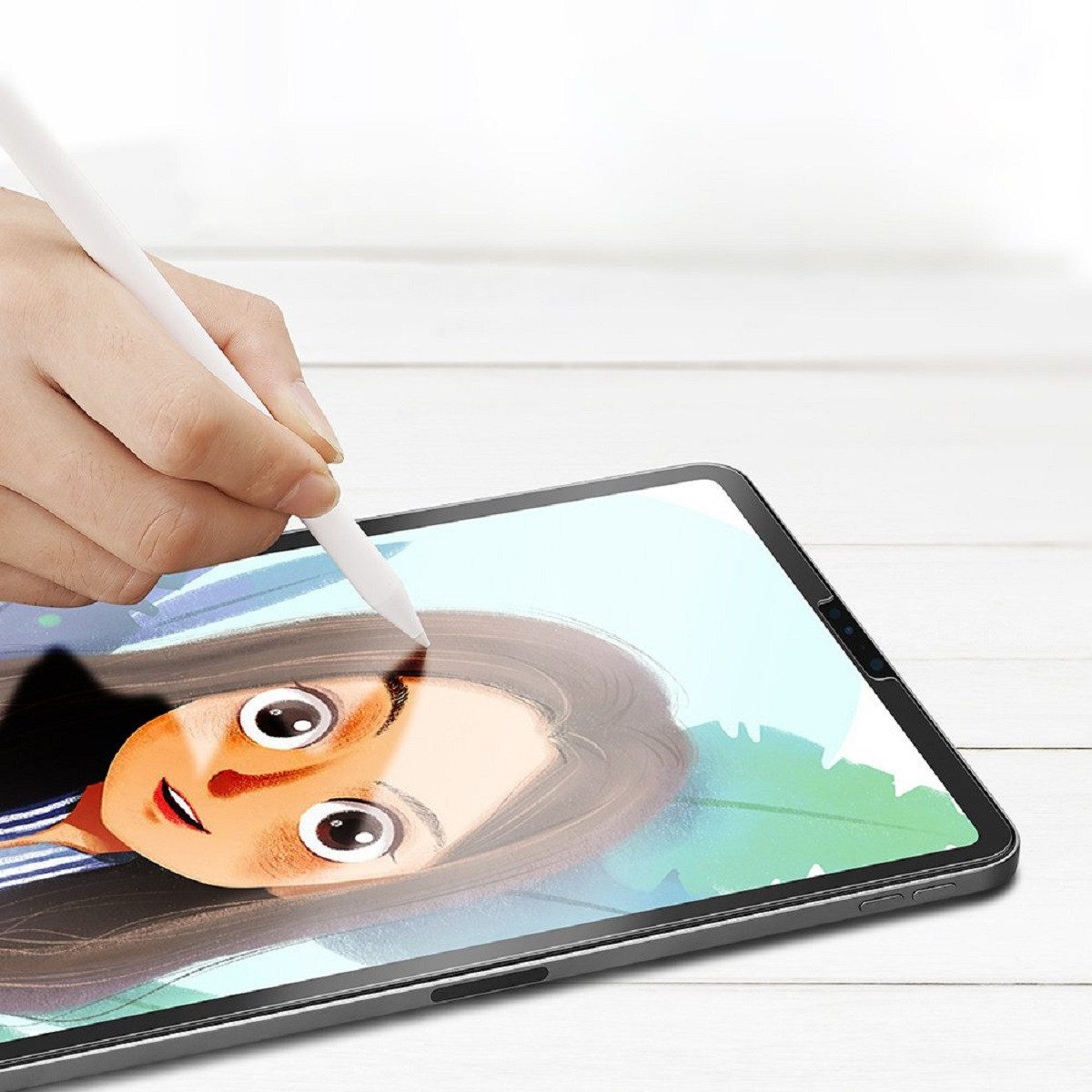 COFI 1453 Displayschutzfolie Film Papier Schutz kompatibel mit Lenovo Tab P12 12.7" für Lenovo Tab P12 12.7", 1 Stück