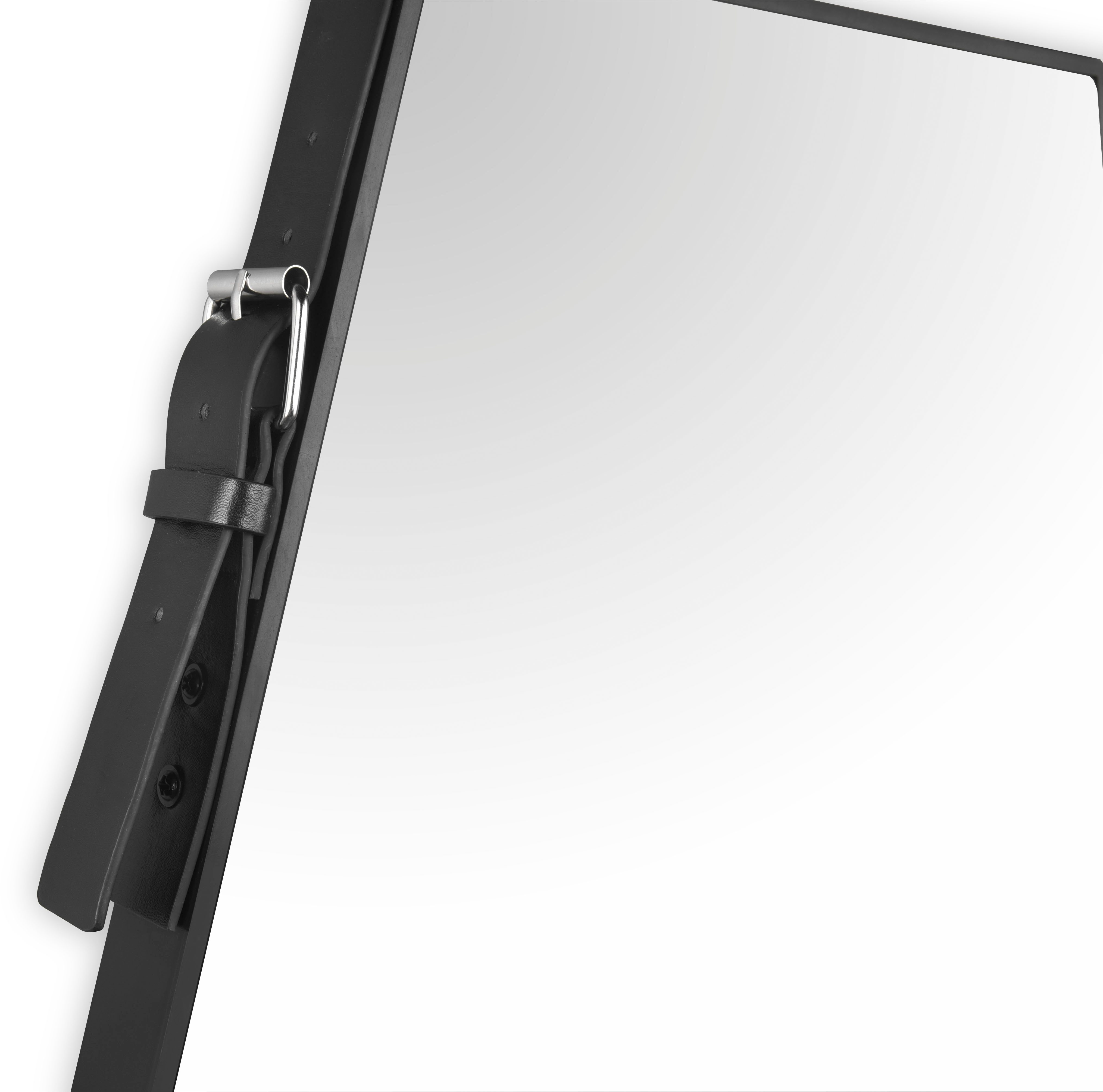 MIRRORS AND MORE Dekospiegel Emmi (1-St), sechseckige Form, dekoratives Lederband