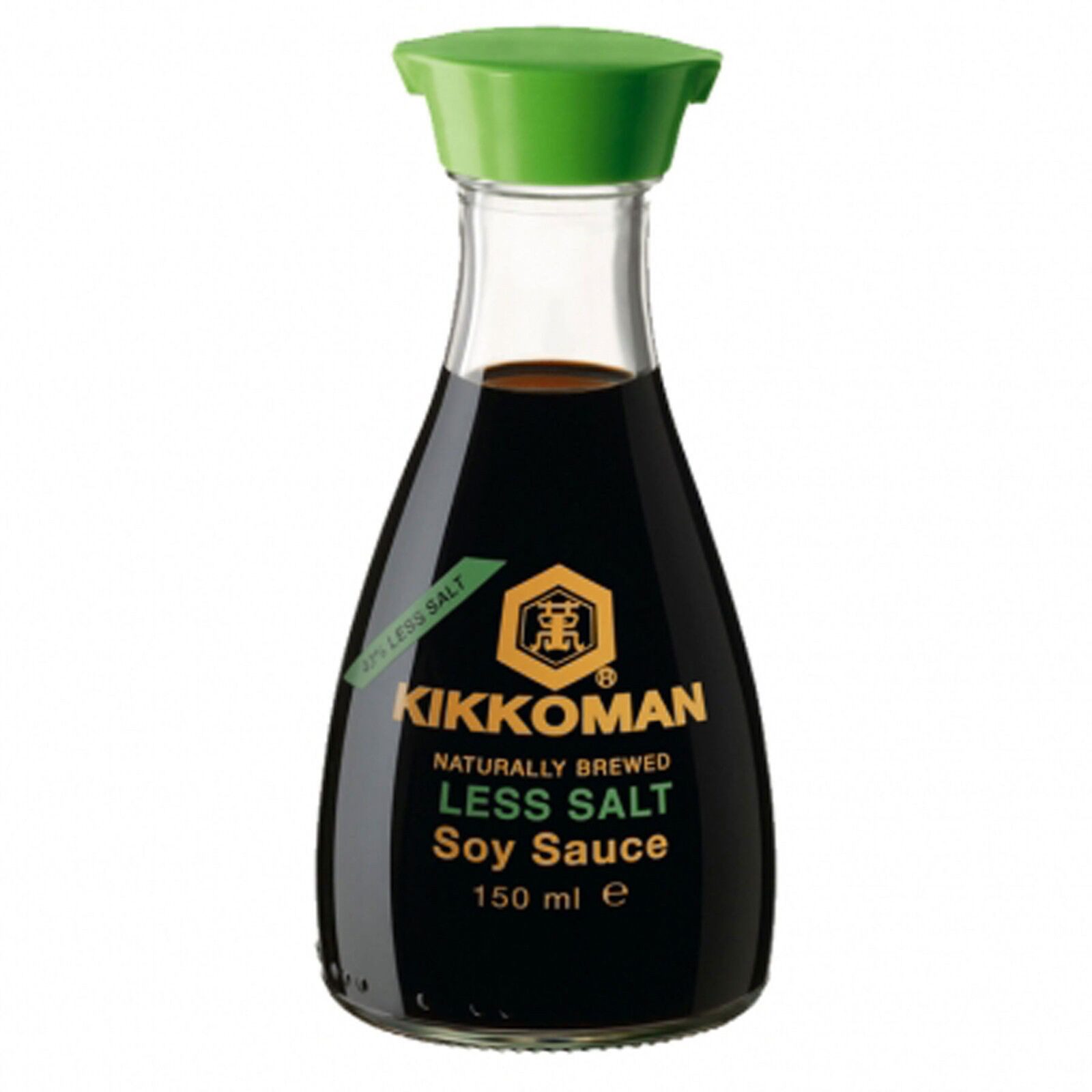 Kikkoman Saucen Kikkoman - Sojasauce weniger Salz im Glasspender - 150ml