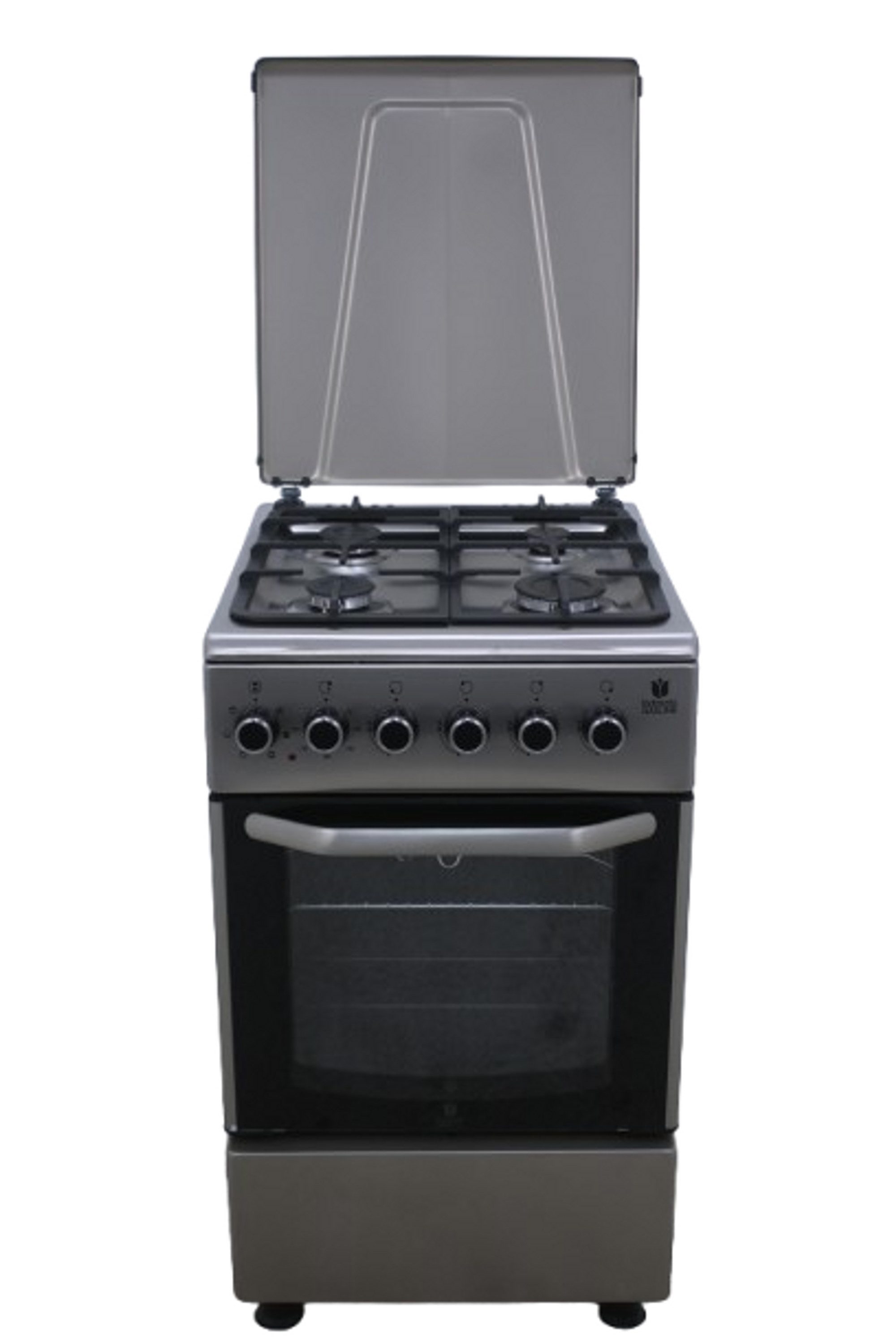 Gasline Backofen Gasline SHGE5060INX Standherd Elektrobackofen mit Gaskochfeld 50 cm