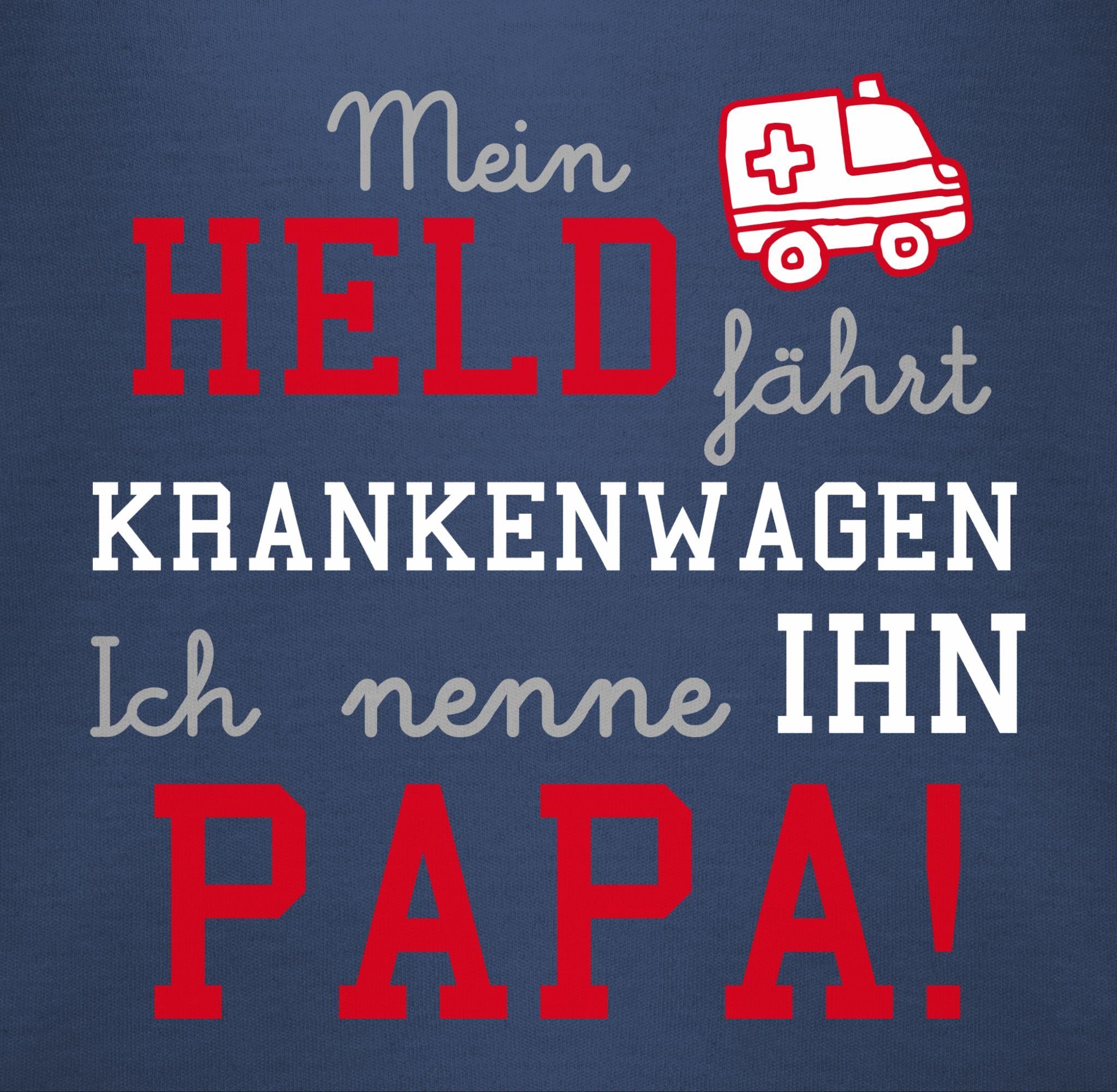 Mein Sprüche Baby 1 Navy Krankenwagen Held Shirtracer fährt Blau Shirtbody