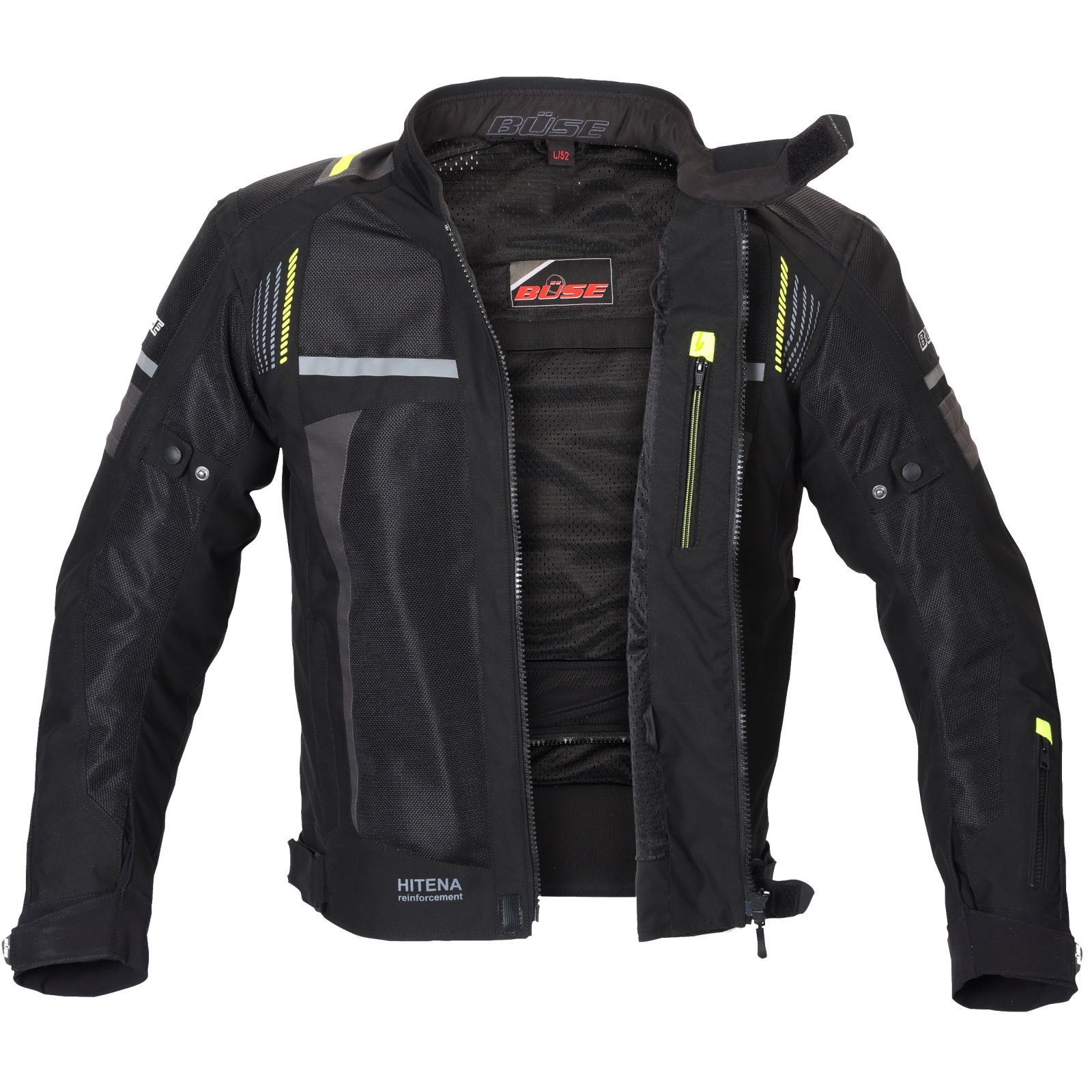 Büse Motorradjacke Büse Livorno Meshjacke schwarz Herren motorradjacke herren