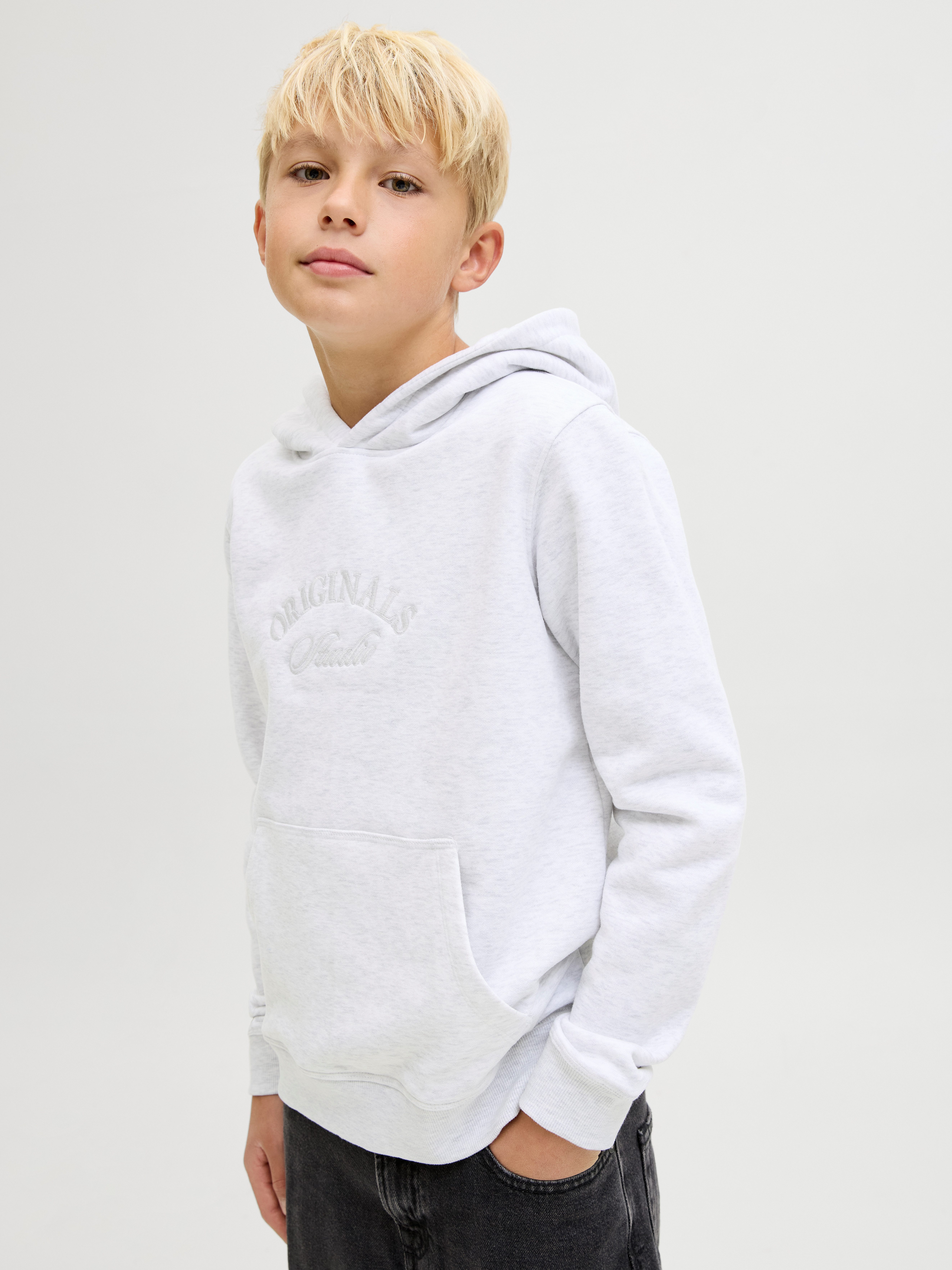 Jack & Jones Junior Kapuzensweatshirt JORBLEECKER BRANDING SWEAT HOOD BF JNR – Bild 2 von 5
