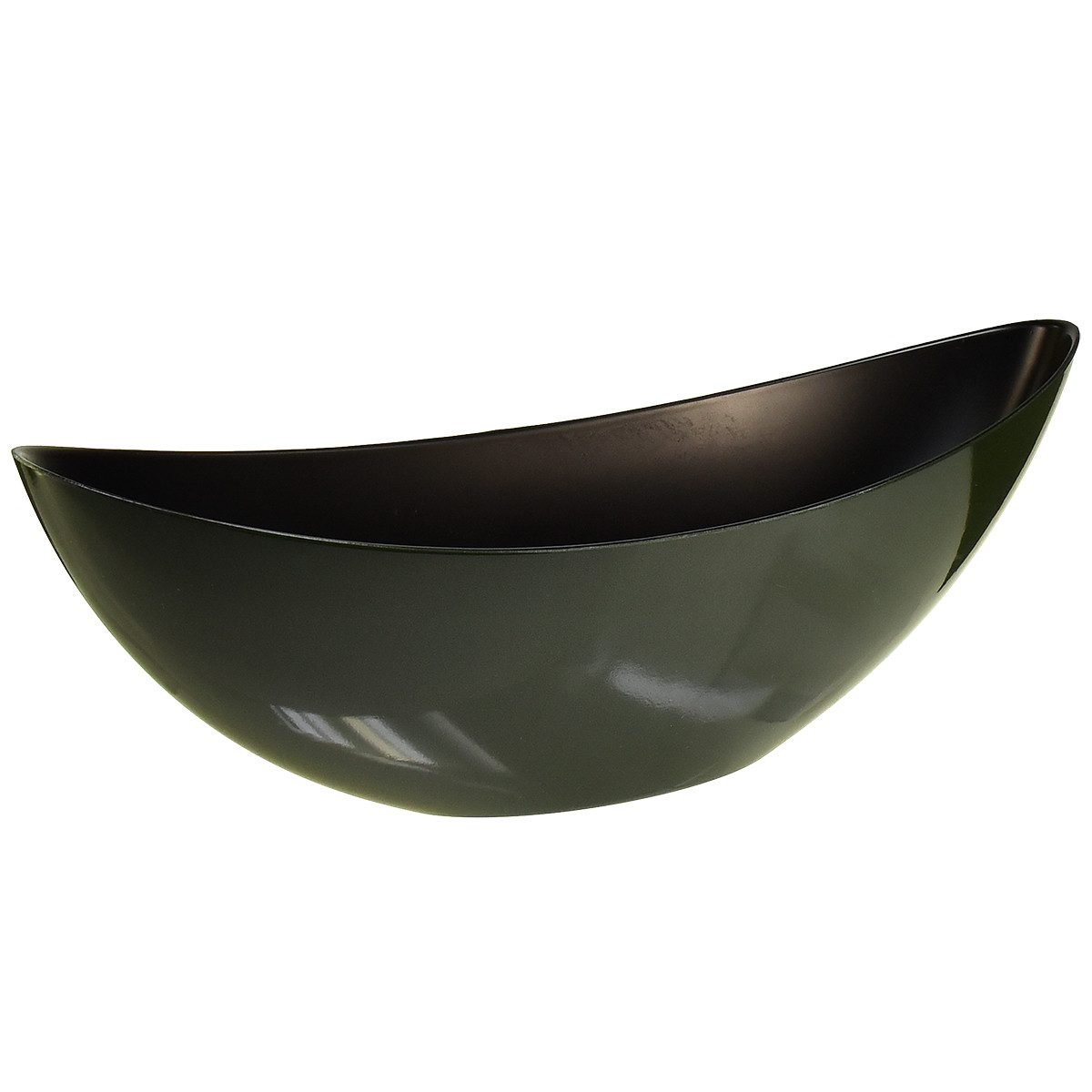 Viana Blumentopf Stilvolle dunkelgrüne Schiffchen-Schale 39cm 2St – Dekoration &