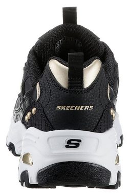 Skechers D'LITES Sneaker mit schönen Metallic-Details, Freizeitschuh, Halbschuh, Schnürschuh