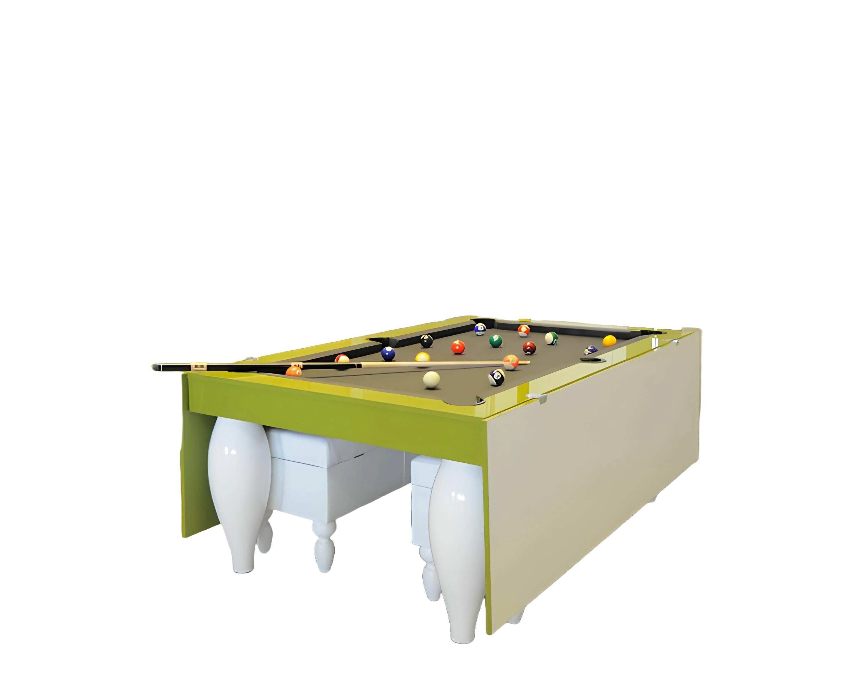 Billardtisch Esstisch im Billardtisch-Stil mit Spieloption und eleganter Optik