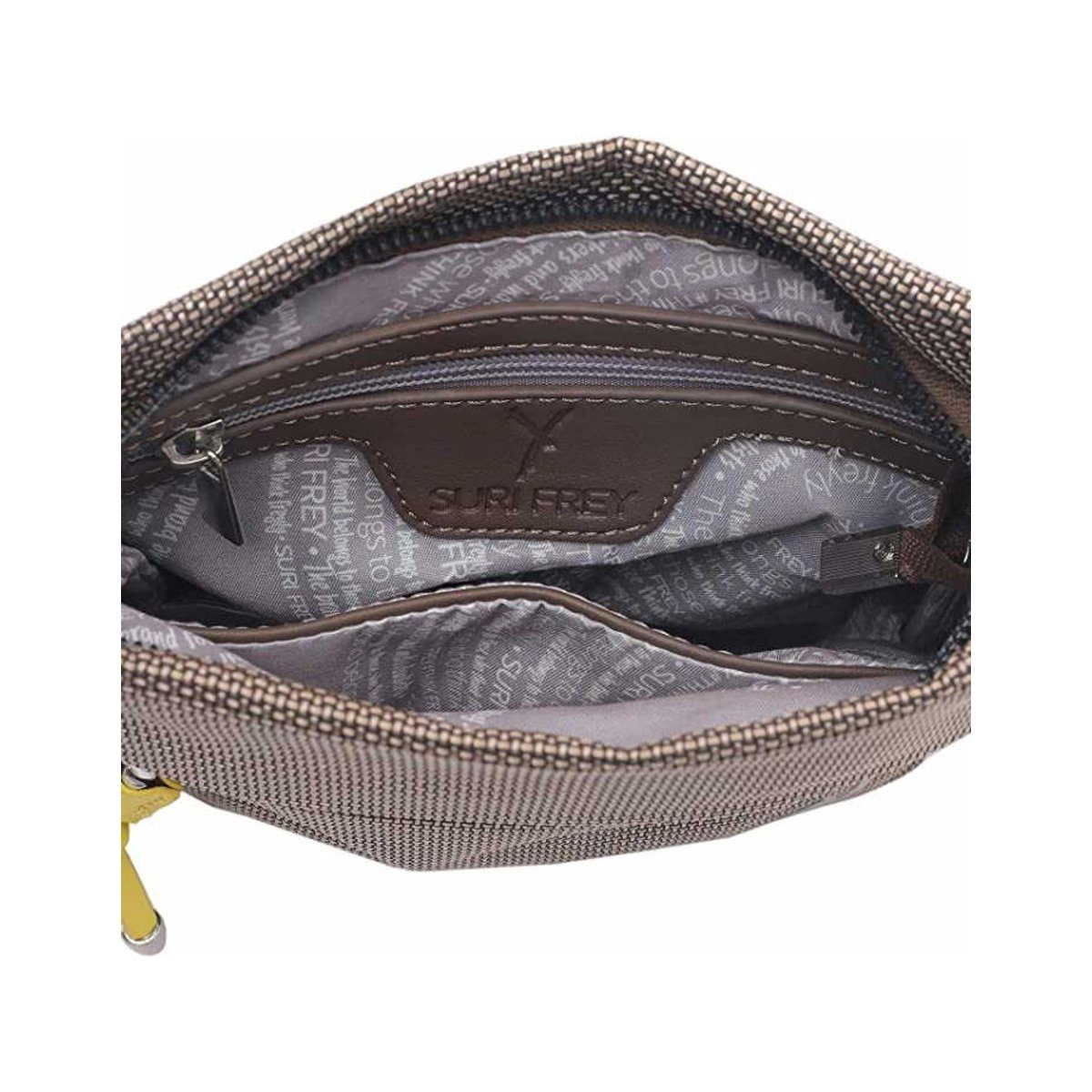 SURI FREY clutch shoulder bag for women in taupe (1-piece)