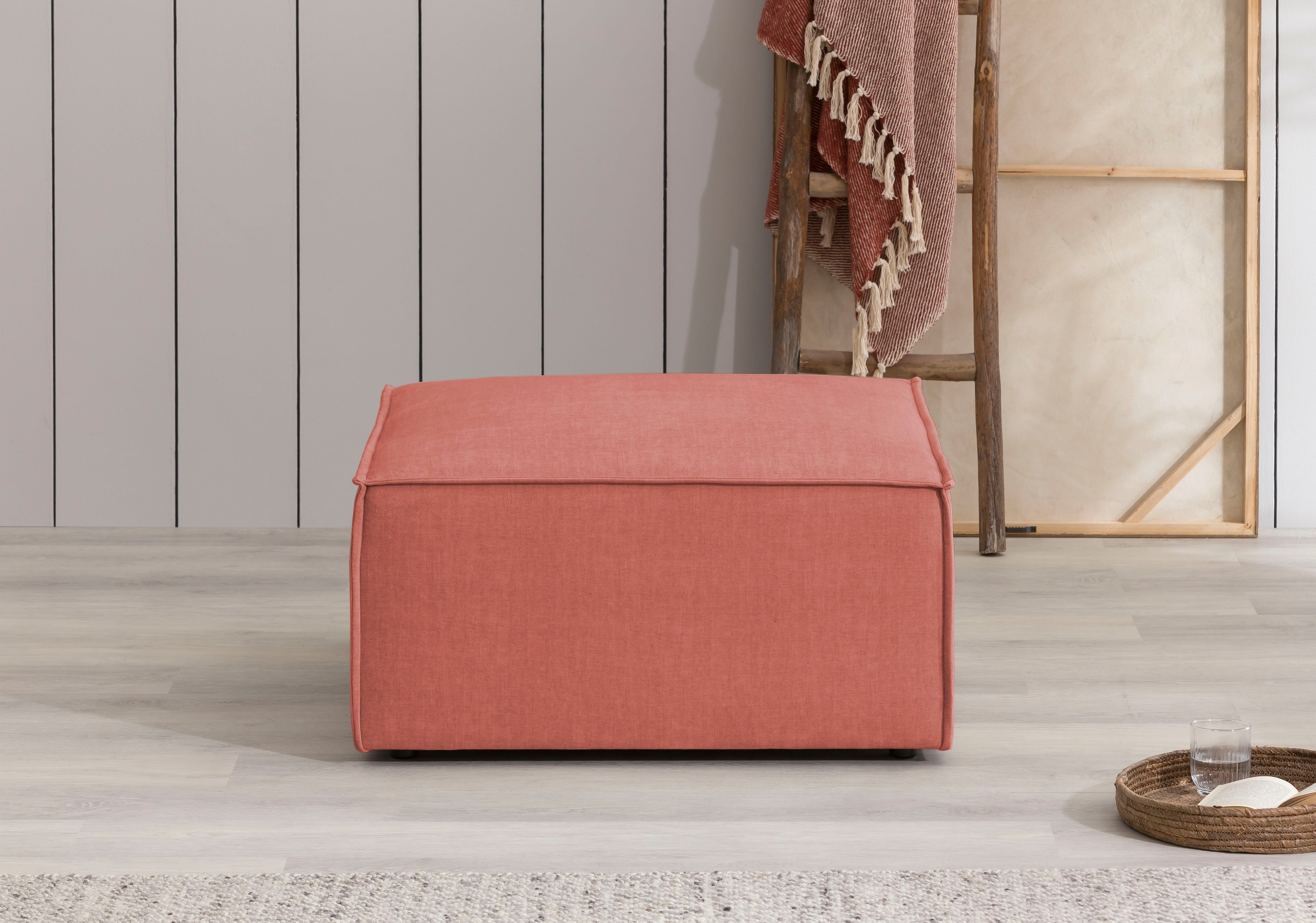 Home affaire Hocker SHERWOOD, Hocker quadratisch, günstig online kaufen