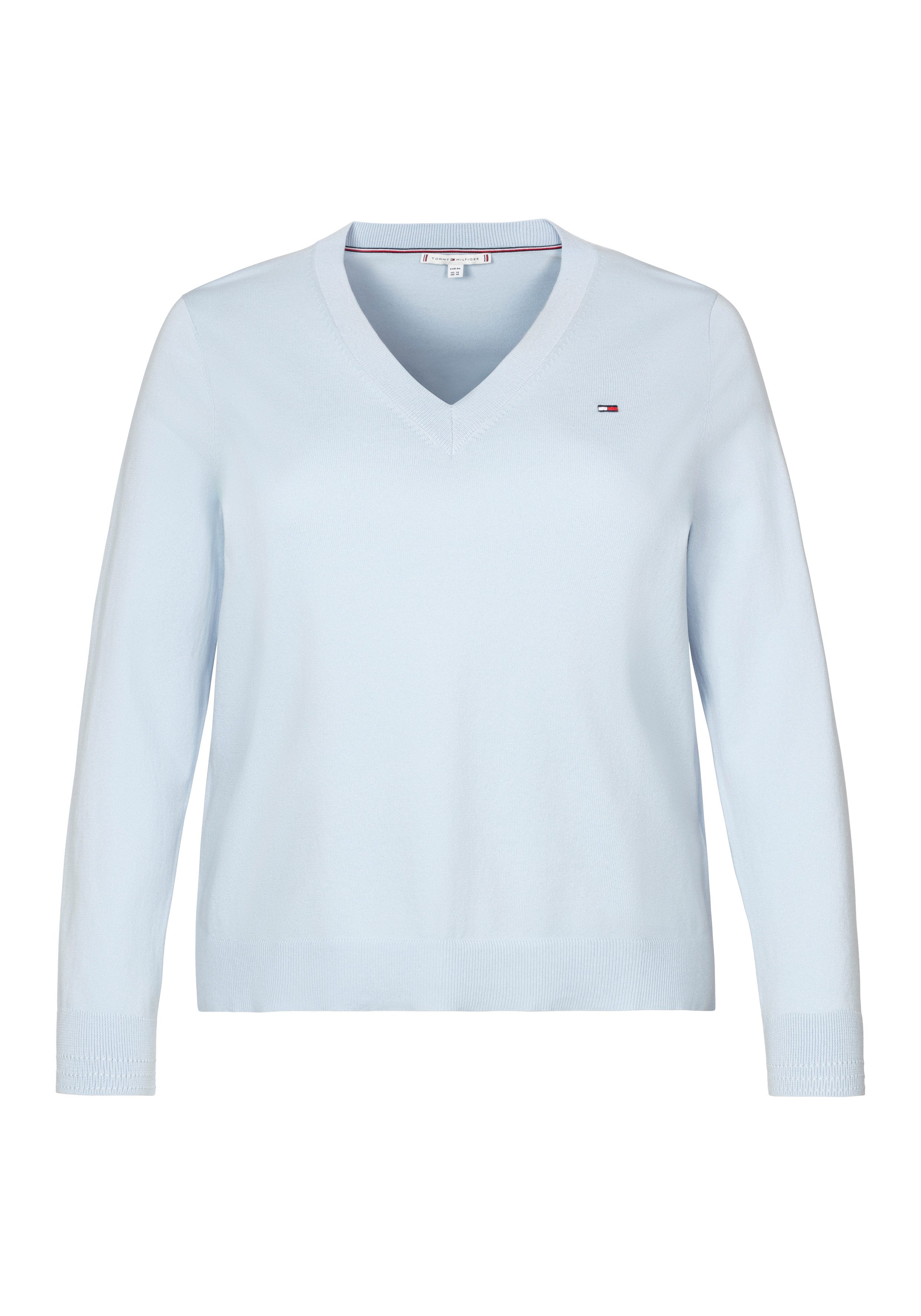 Strickpullover CRV CO JERSEY STITCH LS V-NK SWT