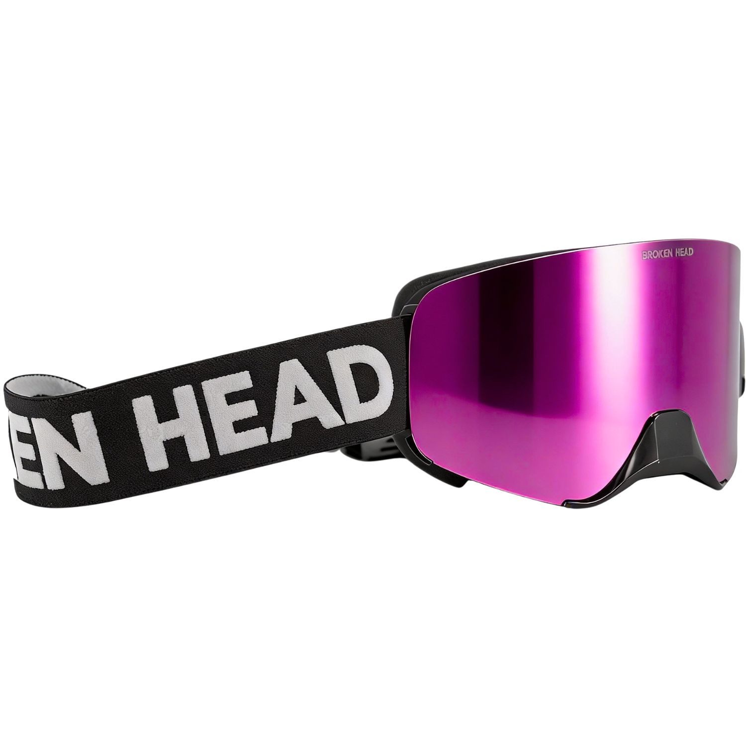 Broken Head Motorradbrille MX-Struggler Pink, Magnetisches Glas