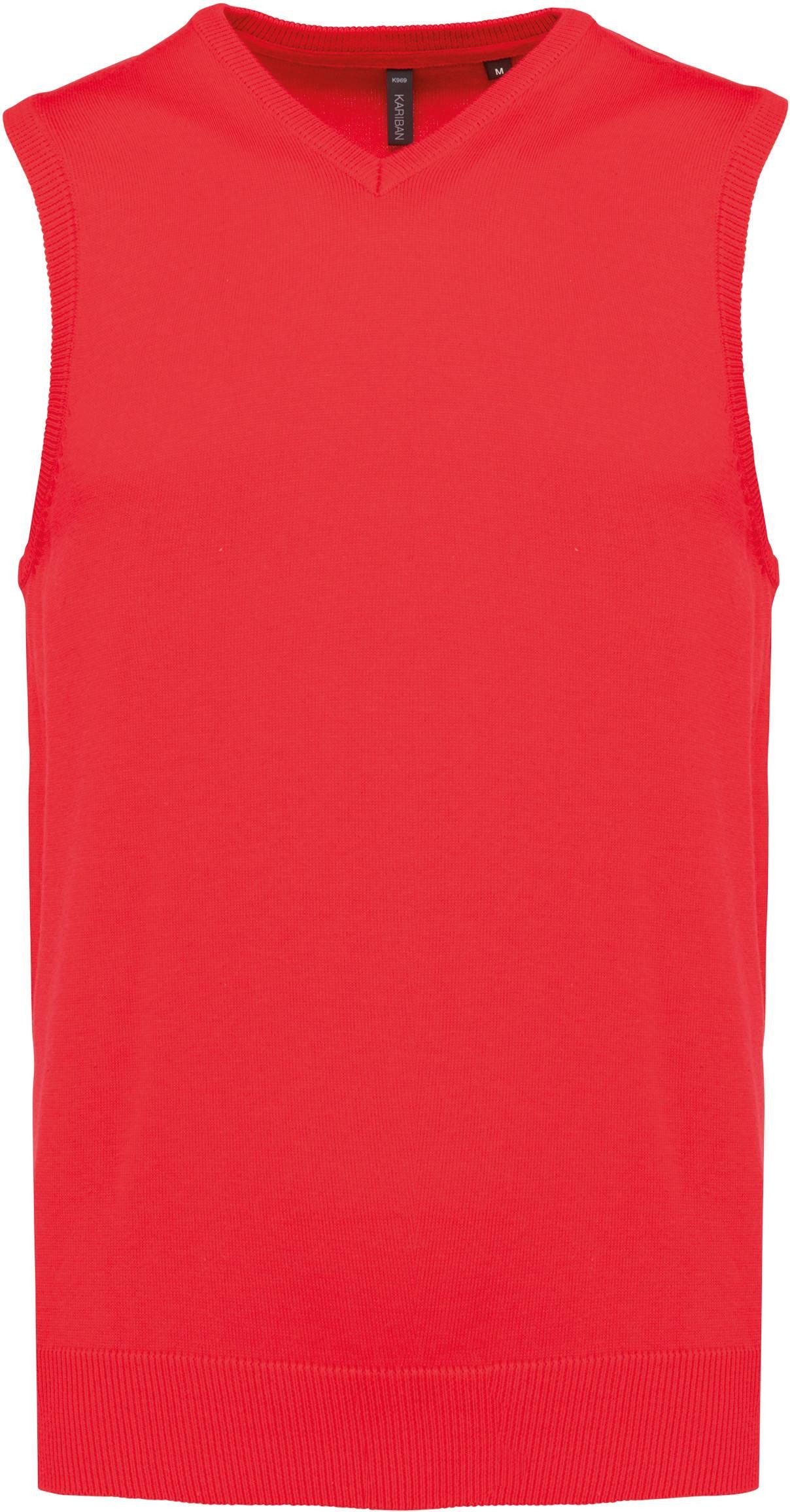 Sweatweste Herren pullunder v-ausschnitt