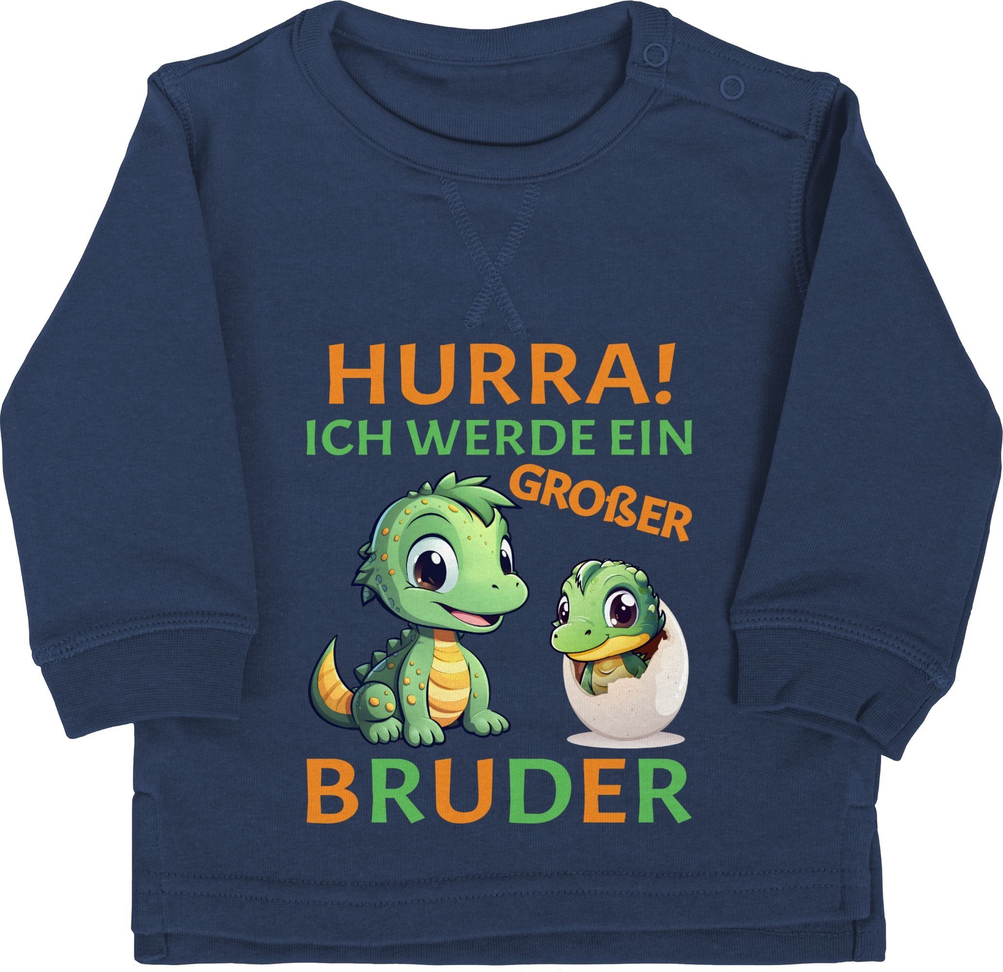 Sweatshirt Hurra endlich großer Bruder - Ich werde großer Bruder - Ich bin großer