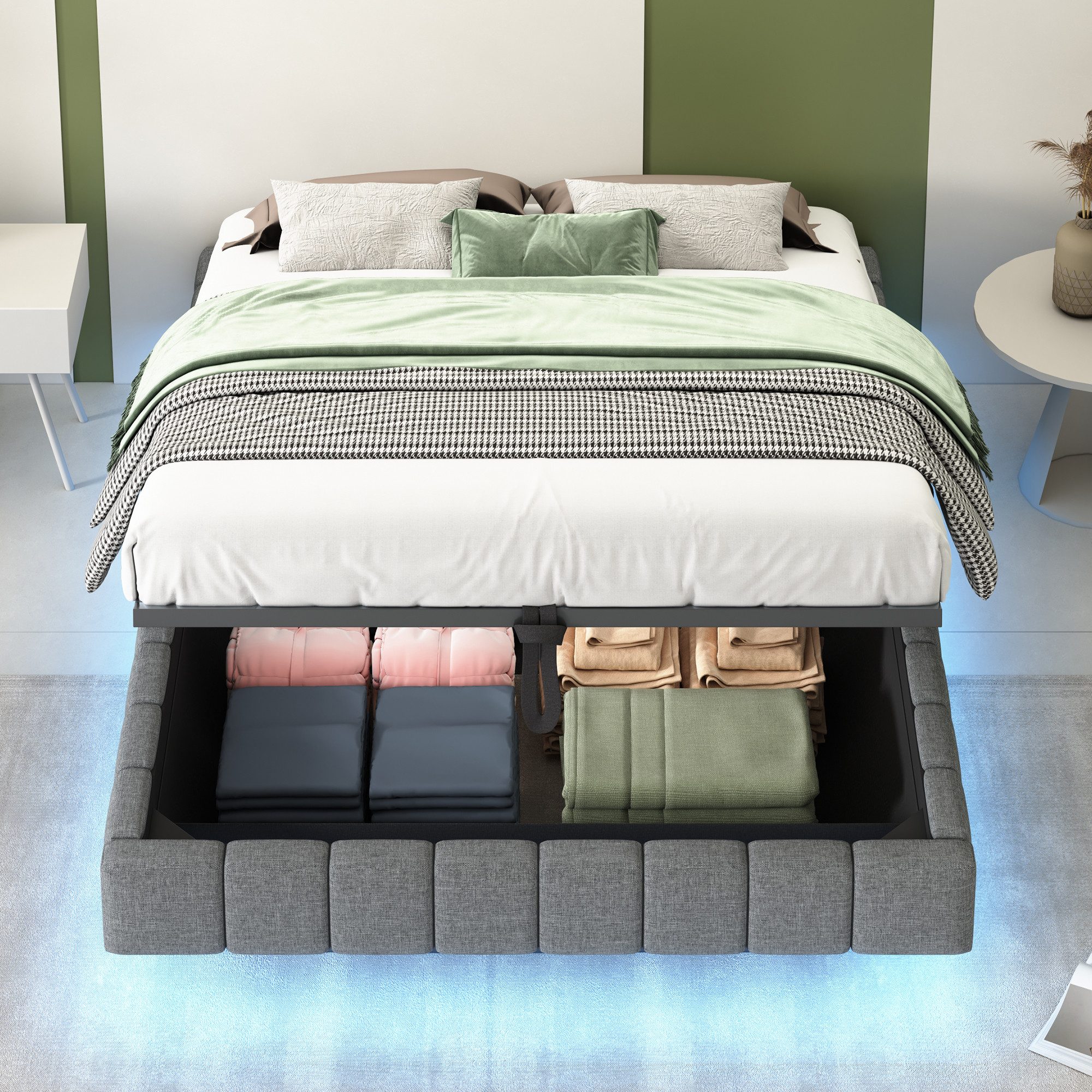 REDOM Polsterbett Funktionsbett,Kinderbett,Jugendbett (Schwebebett mit Stau günstig online kaufen