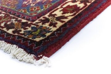 Wollteppich Ghashghai Teppich handgeknüpft rot, morgenland, rechteckig, Höhe: 9 mm, handgeknüpft
