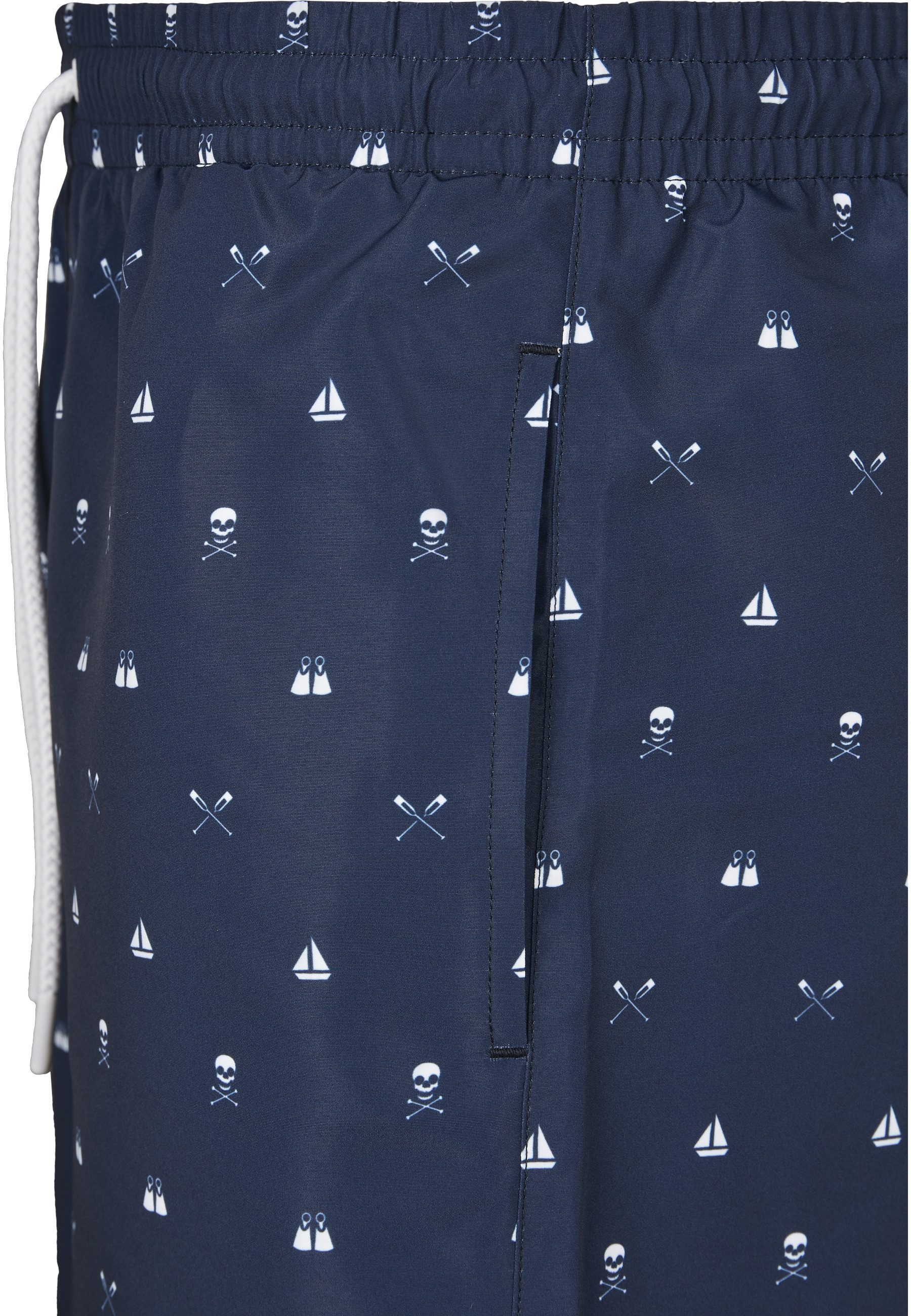 URBAN CLASSICS Badeshorts Urban Classics Herren Pattern Swim Shorts – Bild 4 von 5