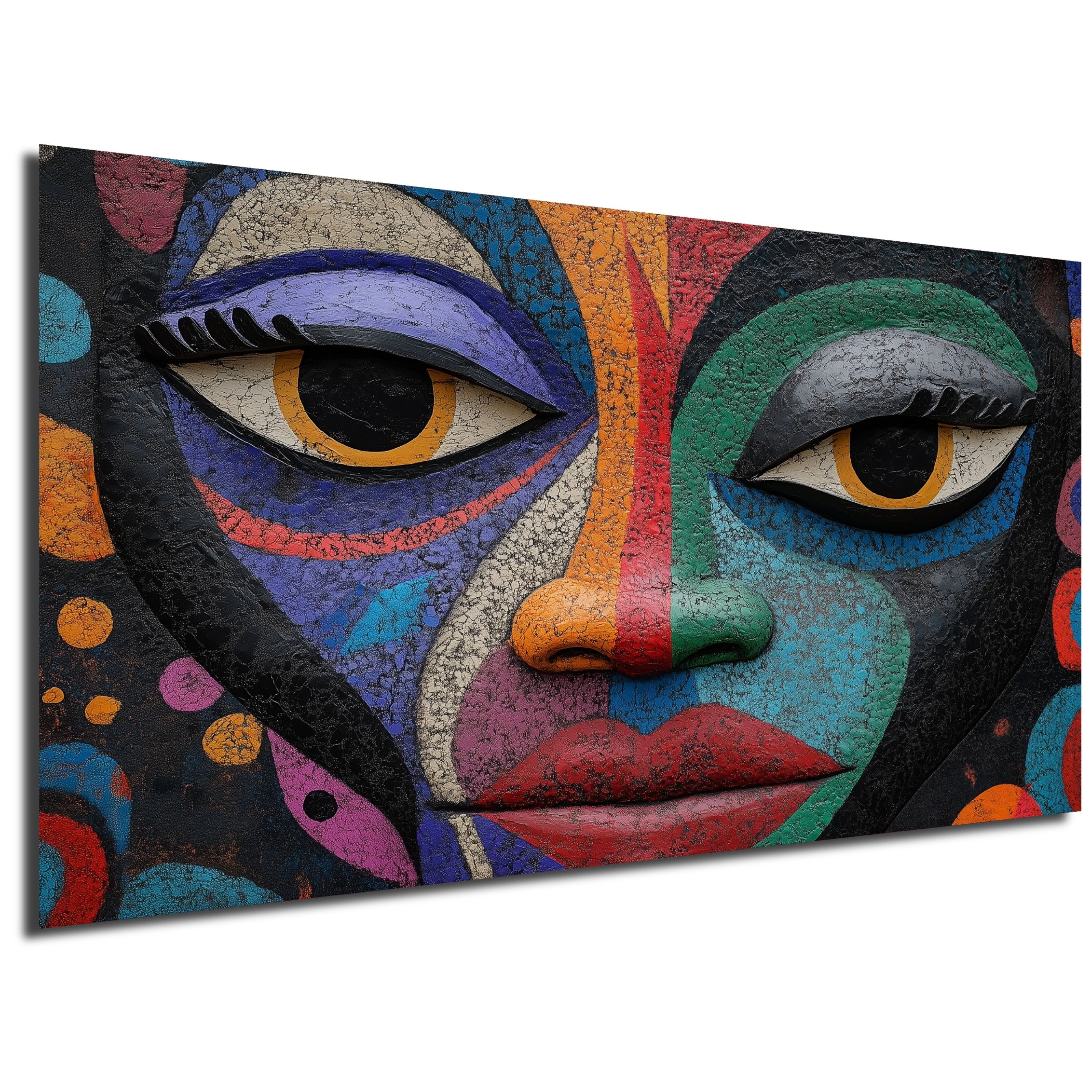 DARO Design Leinwandbild Modern Abstrakt Wandbilder XXL Wandbild Wand Deko Leinwand Зображення, (abstrakte Frau - Bild Groß Wohnzimmer Schlafzimmer Küche Esszimmer Einteilig Querformat Fotodruck Leinwände Wanddeko Abstrakte Kunst Boho), 30x20cm